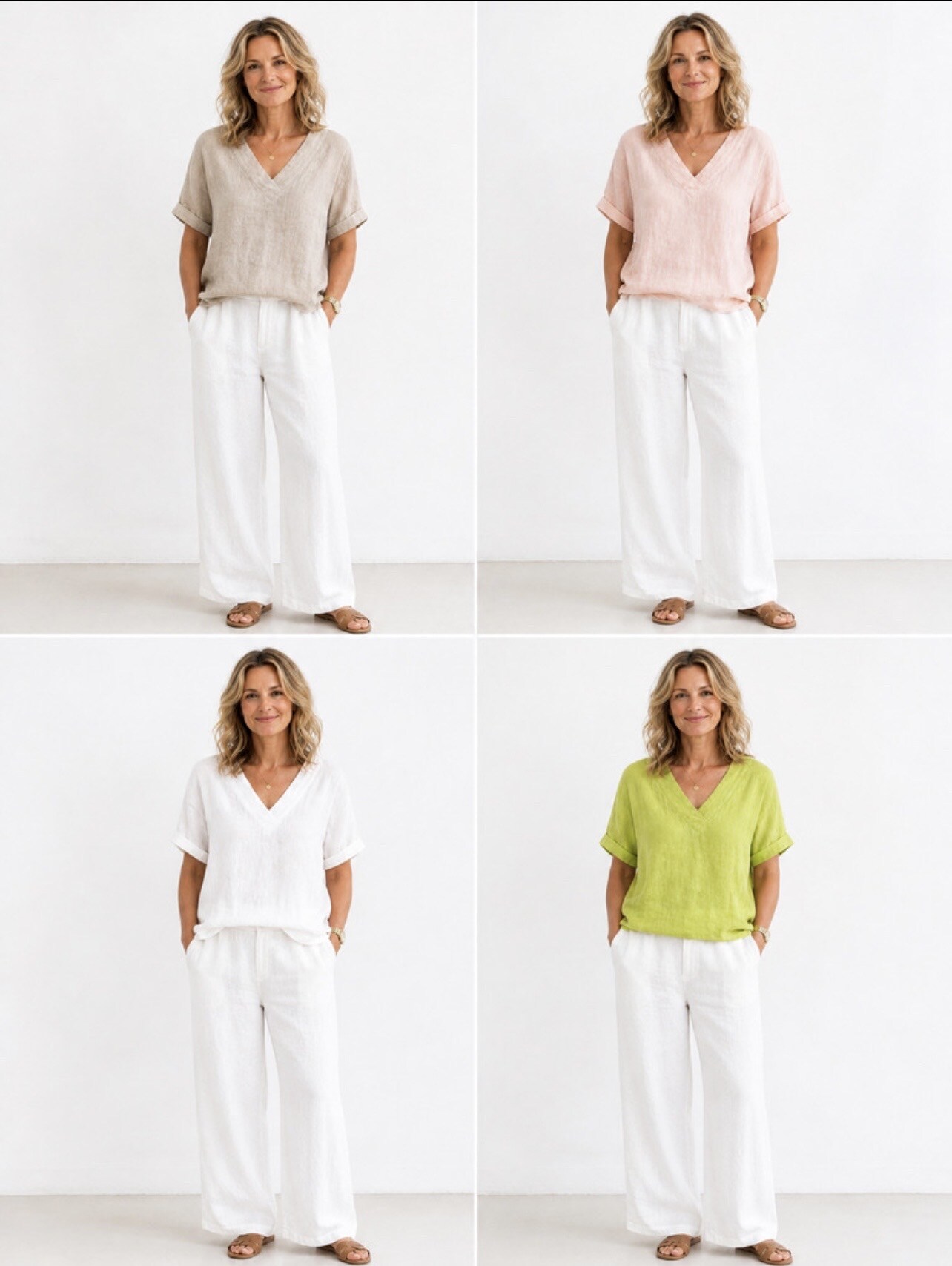 Mayorista AMY FASHION - BLUSA DE LINO