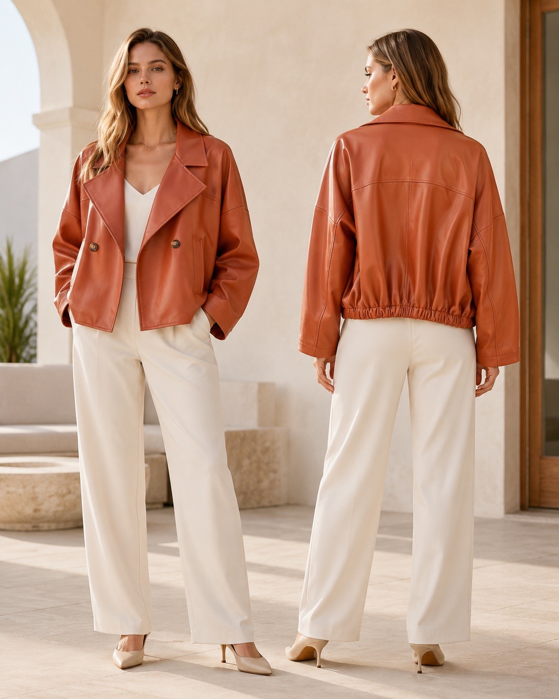 Wholesaler AMY FASHION - Giacca in ecopelle
