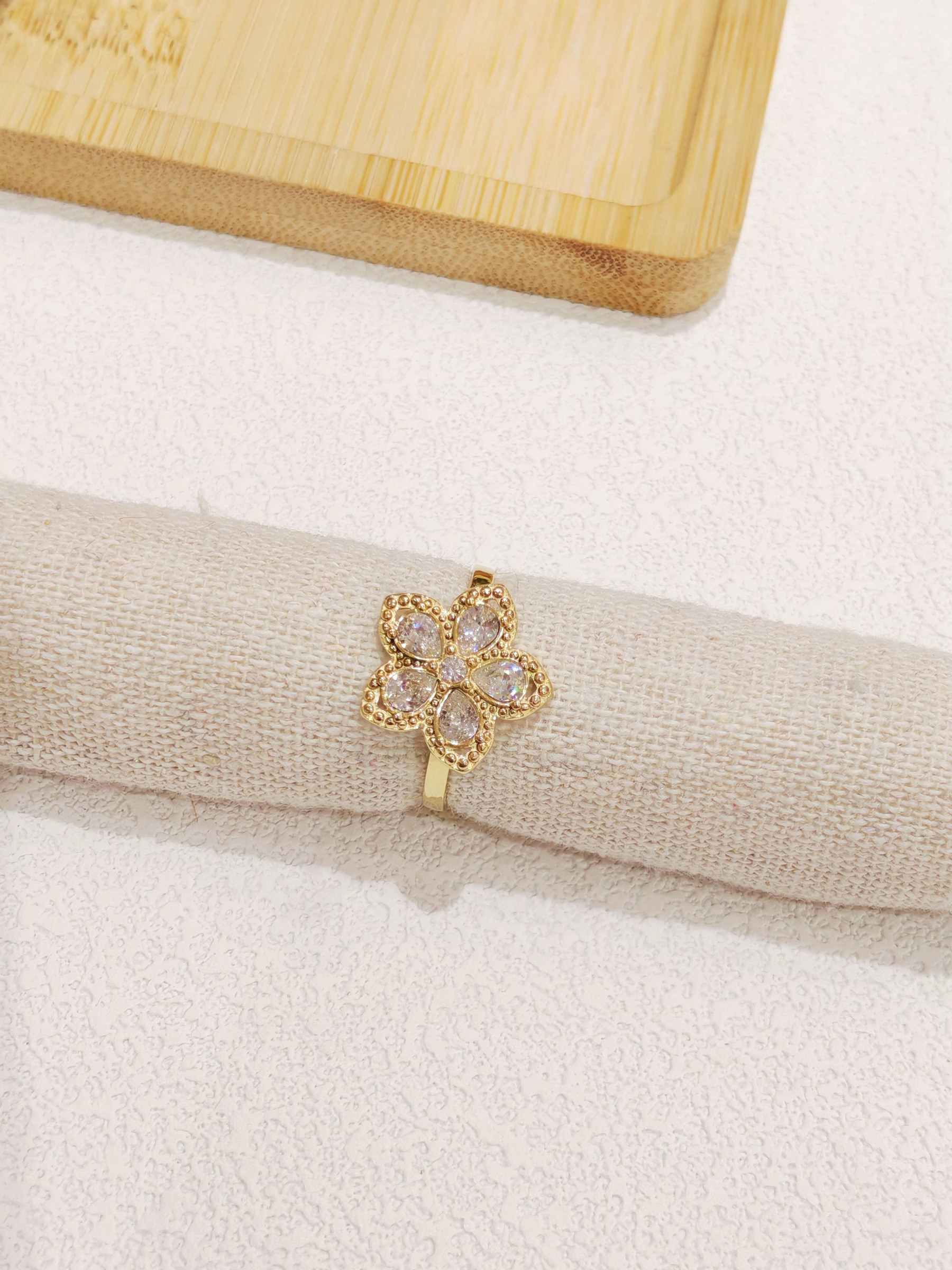 Mayorista An'gel - Anillo ajustable de acero inoxidable R168