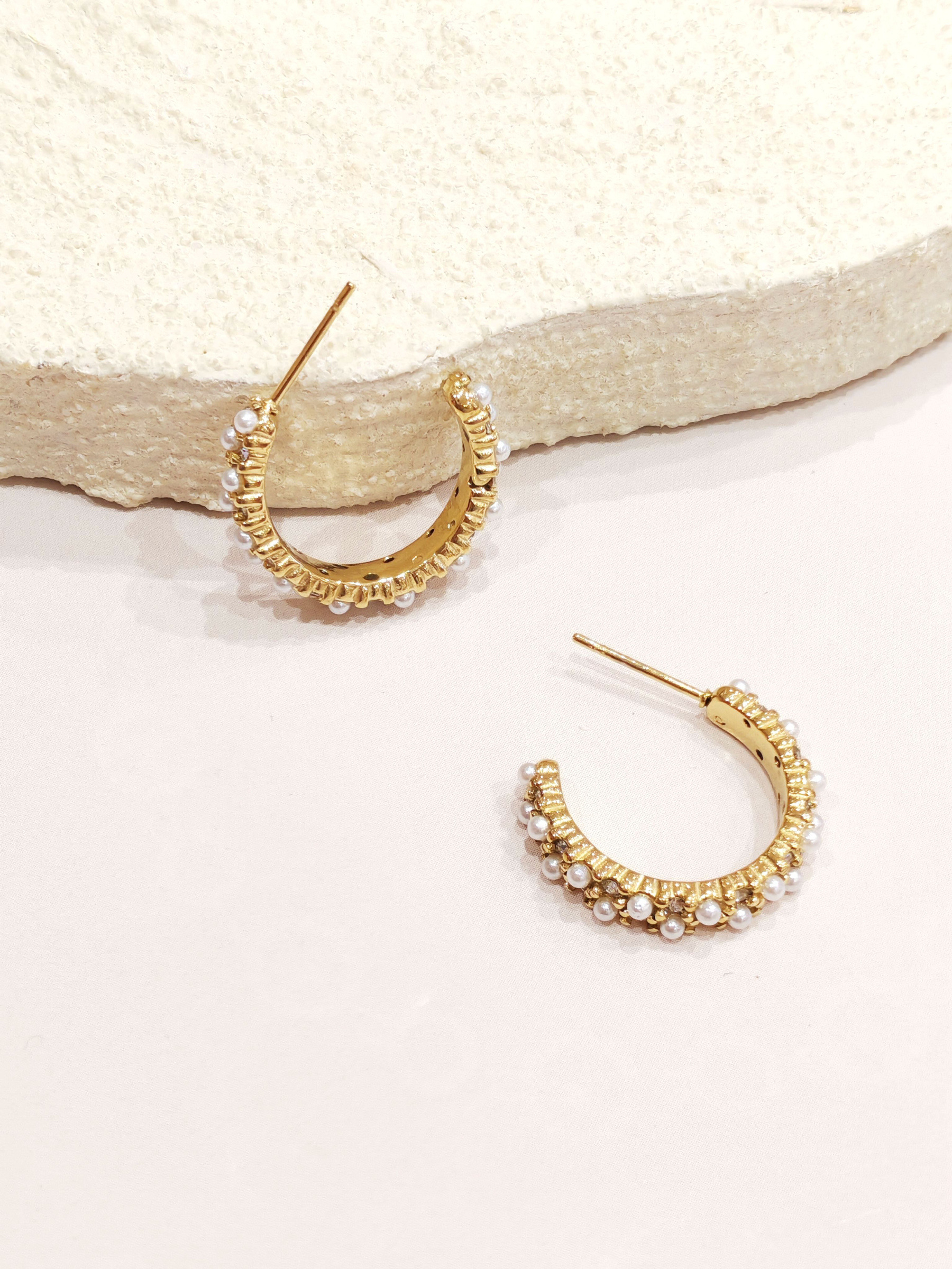 Wholesaler An'gel - Stainless Steel Earrings E562