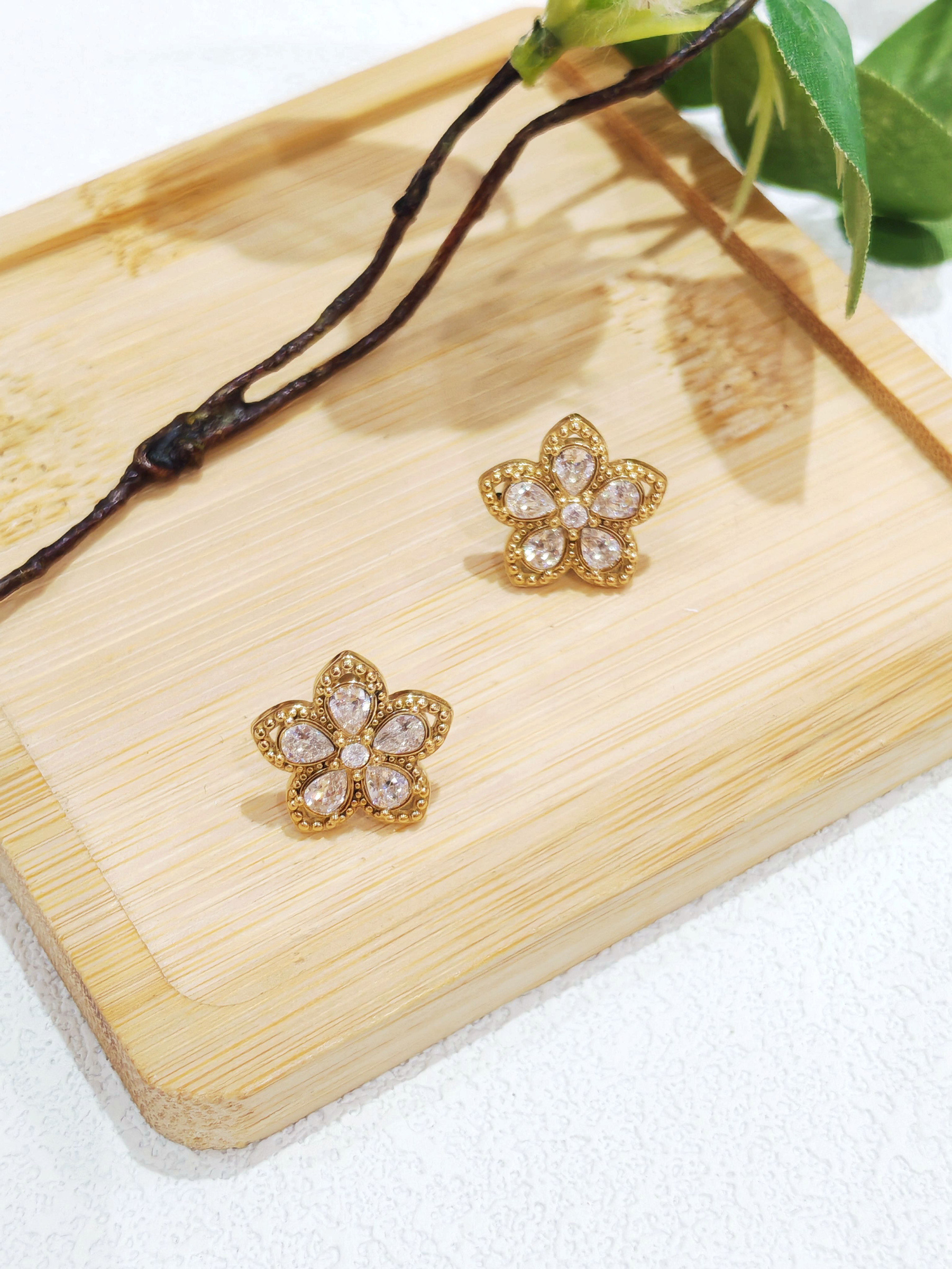 Grossiste An'gel - Boucles d'oreilles acier inoxydable E591