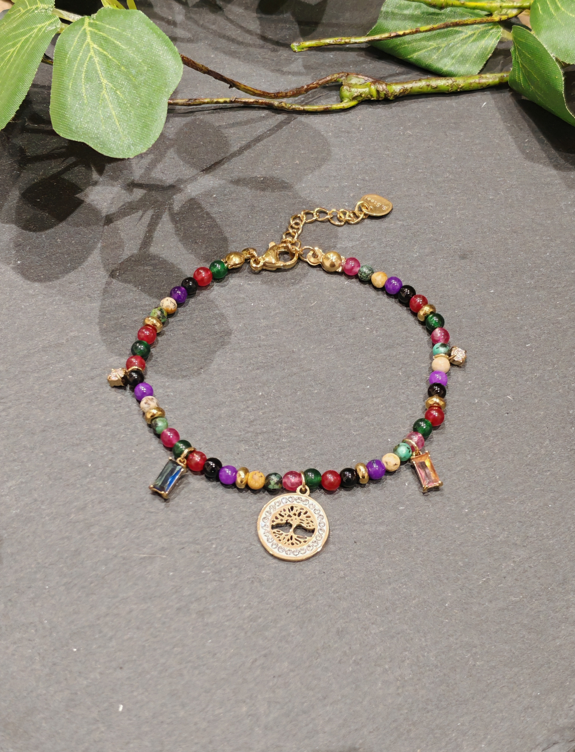 Grossiste An'gel - Bracelet pierre naturelle et acier