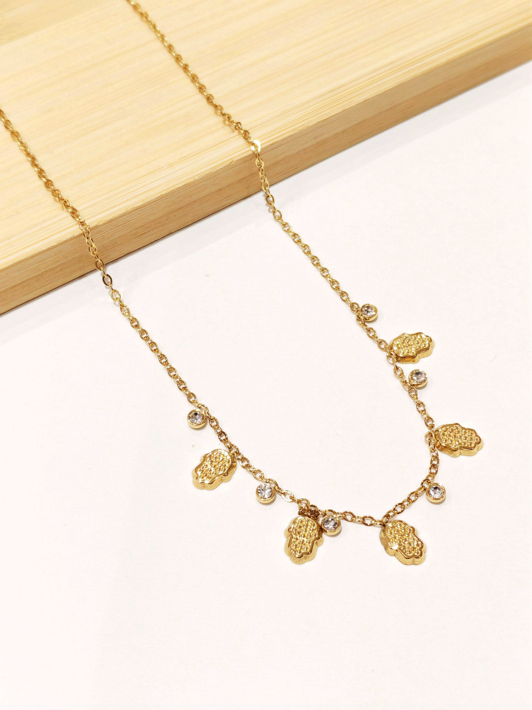 Grossiste An'gel - Collier en acier inoxydable femme N359