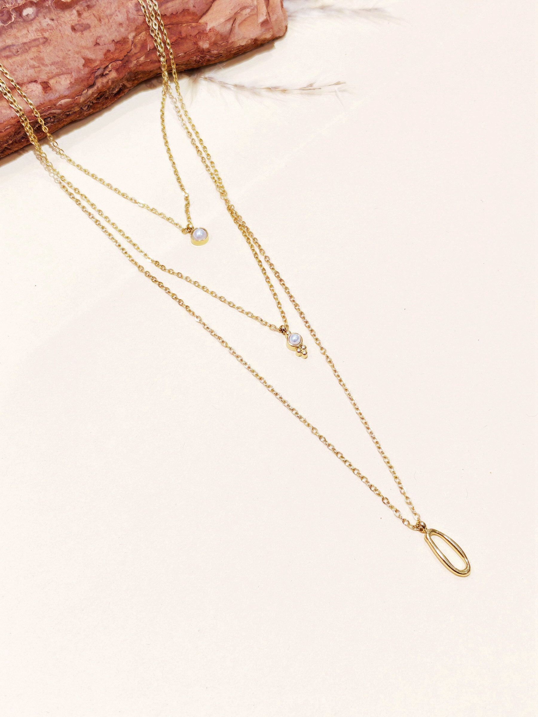 Grossiste An'gel - Collier en acier inoxydable femme N360