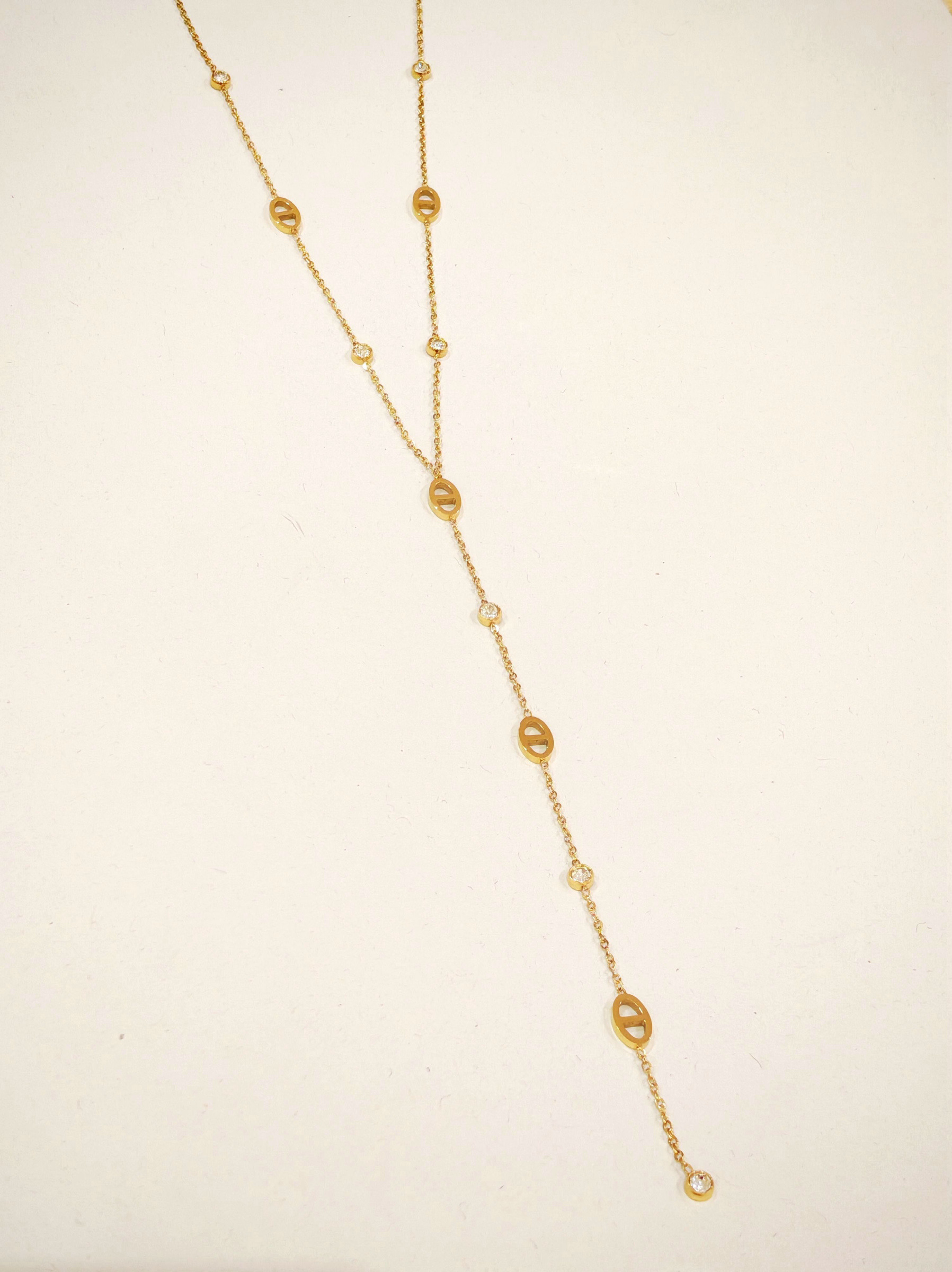Wholesaler An'gel - Stainless Steel Necklace N466
