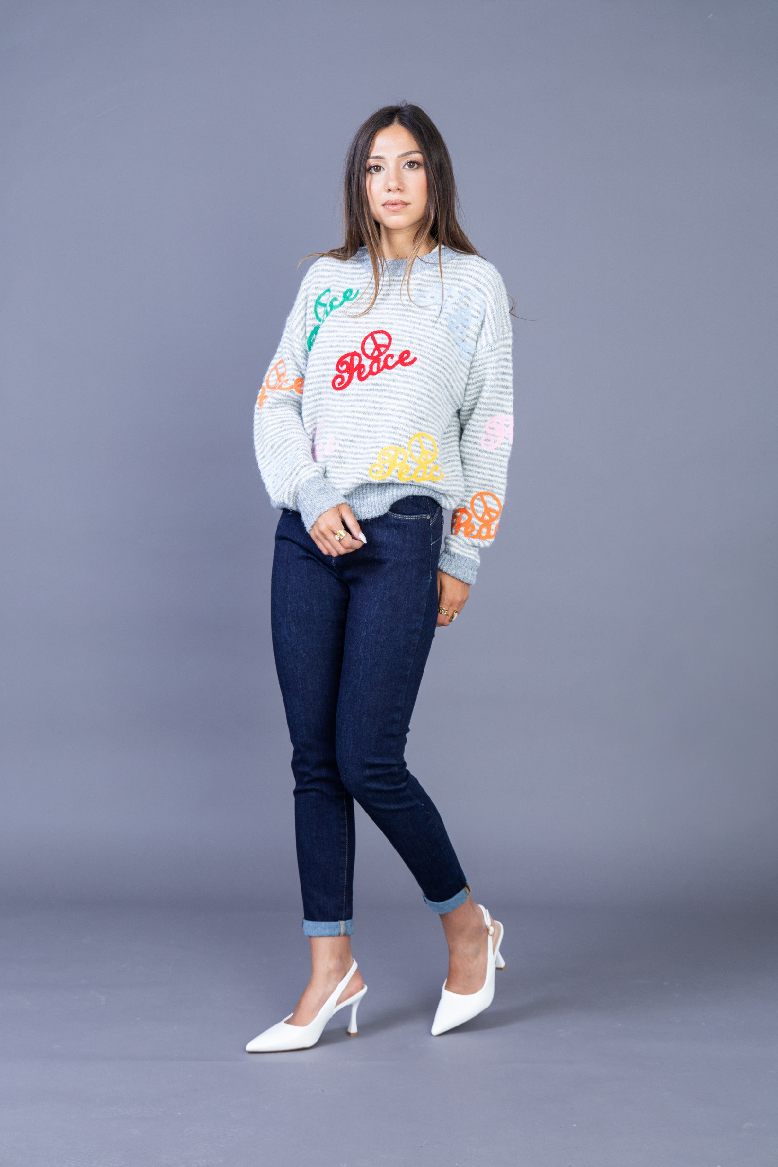 Wholesaler Ana & Lucy - Slim push-up jeans (Raw denim) - Ana & Lucy