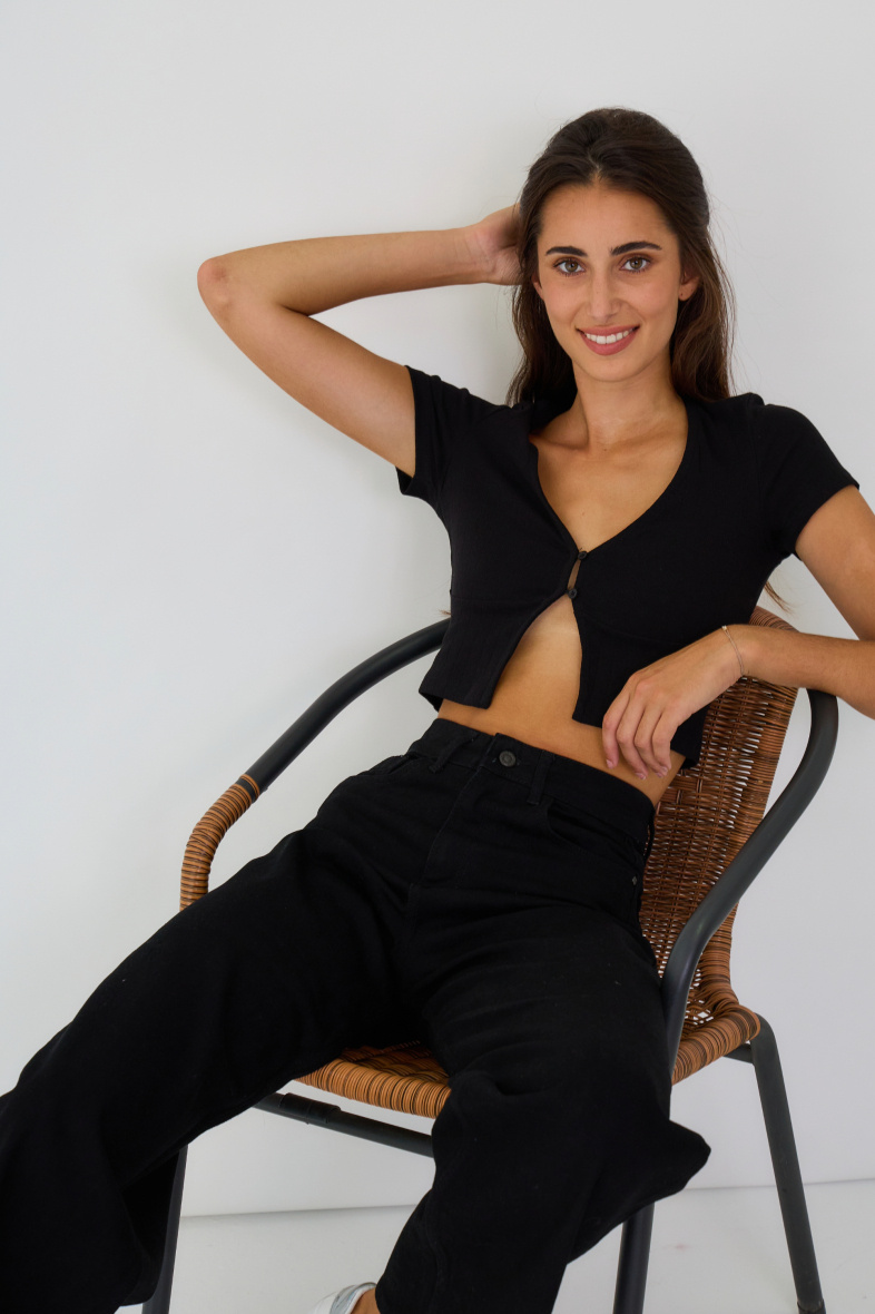 Wholesaler ANA & LUCY - Loose baggy dad jeans (High Waist)