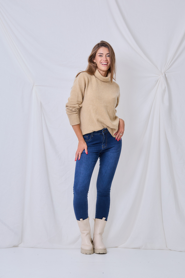 Grossiste ANA & LUCY - Jeans slim délavé ( Push-up ) - ANA & LUCY