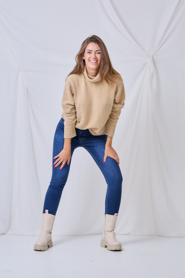 Wholesaler Ana & Lucy - Faded slim jeans (Push-up) - ANA & LUCY