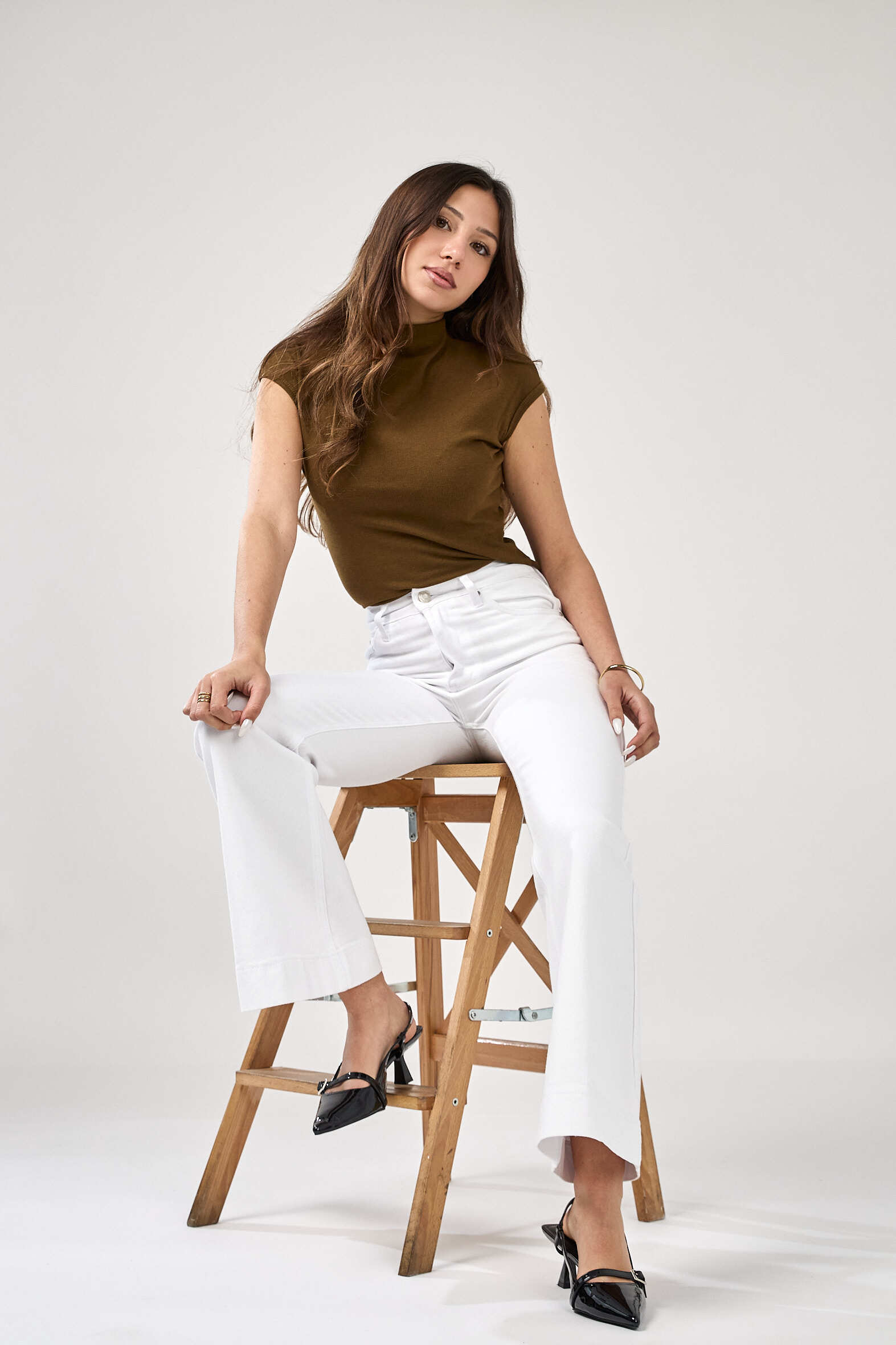 Grossiste Ana & Lucy - Jeans Wide Flare "Bianca" - Ana & Lucy
