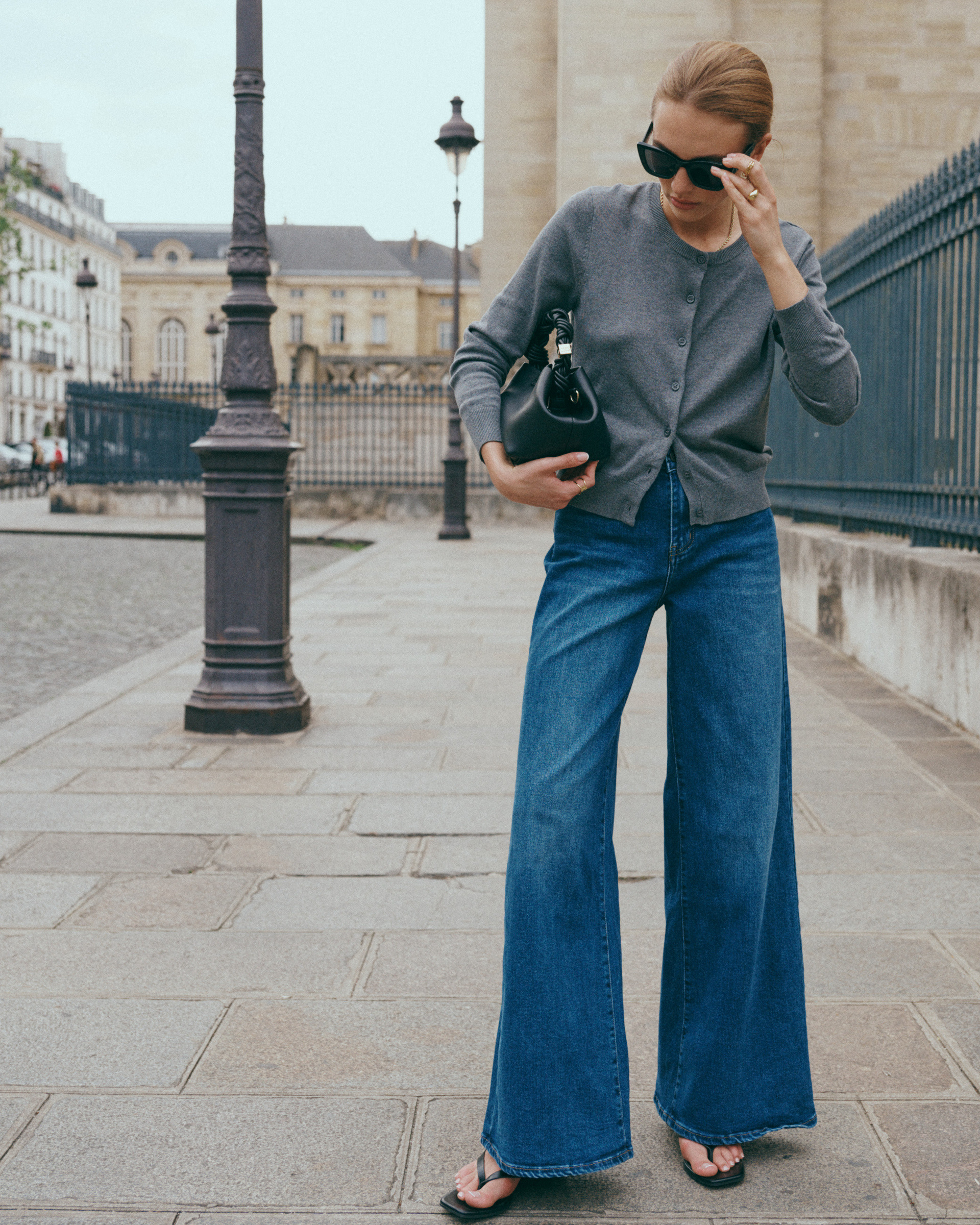 Großhändler Ana & Lucy - Ultra Wide Leg Jeans (Palazzo) "Nolwenn" - Ana & Lucy