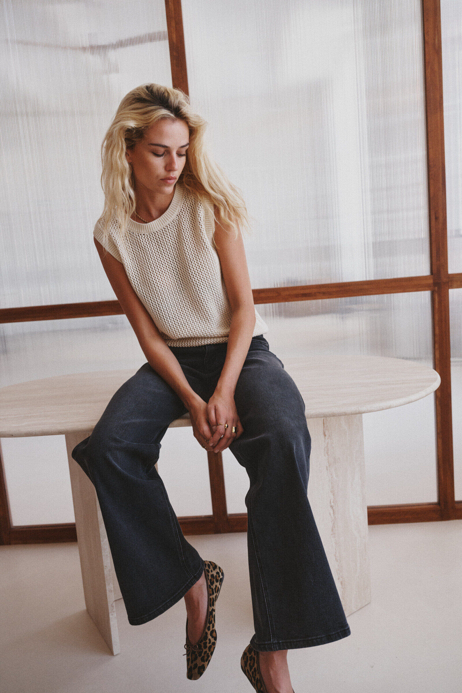 Grossiste Ana & Lucy - Jeans Wide Straight "Elvia" - Ana & Lucy