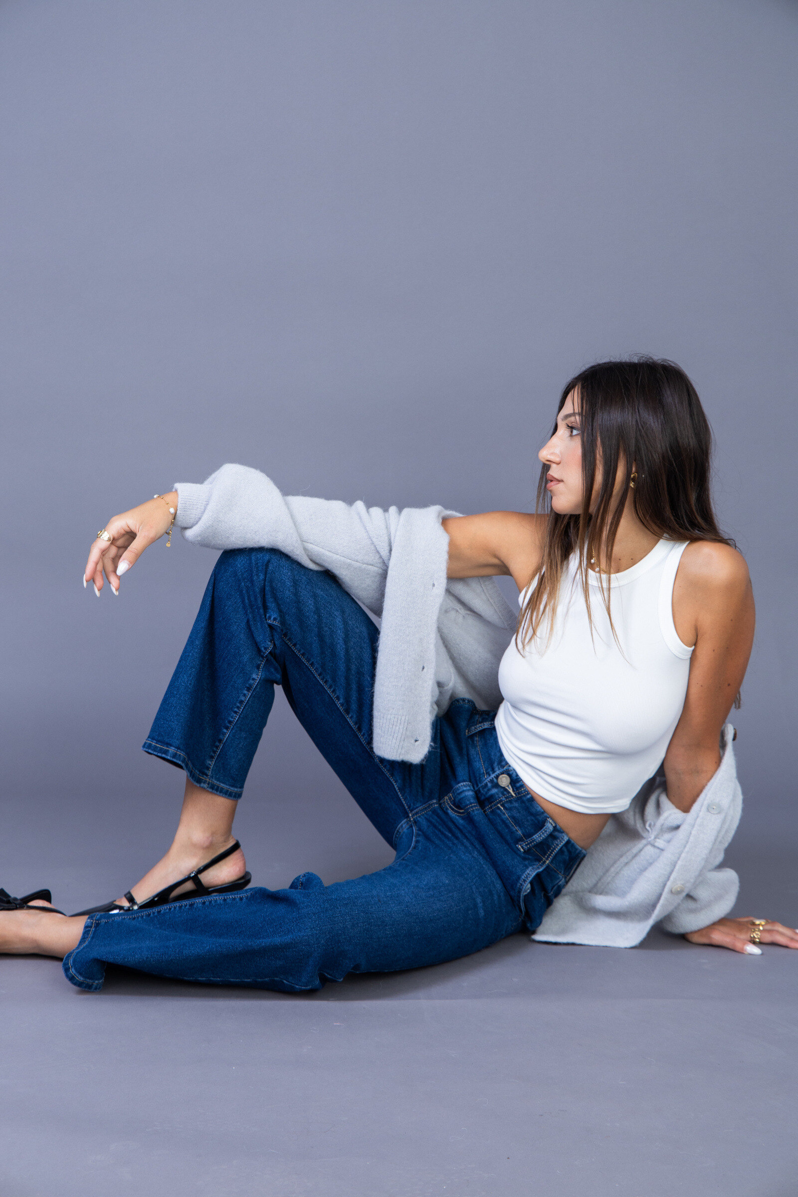 Grossiste Ana & Lucy - Jeans large (Taille élastique) - ANA & LUCY