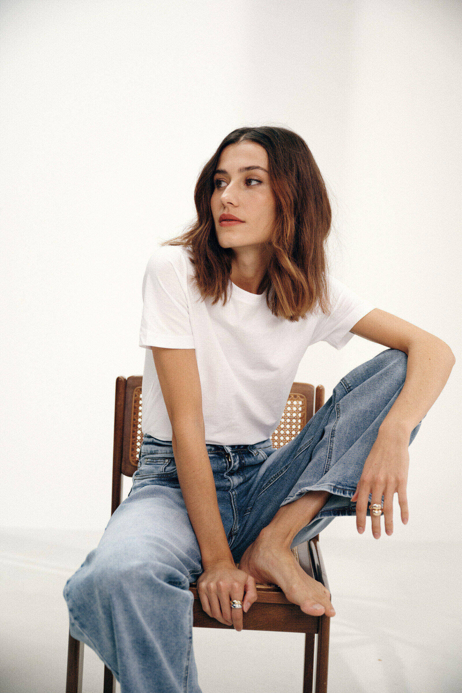 Grossista Ana & Lucy - Jeans Baggy Dad "Erina" a Vita Alta - Ana & Lucy