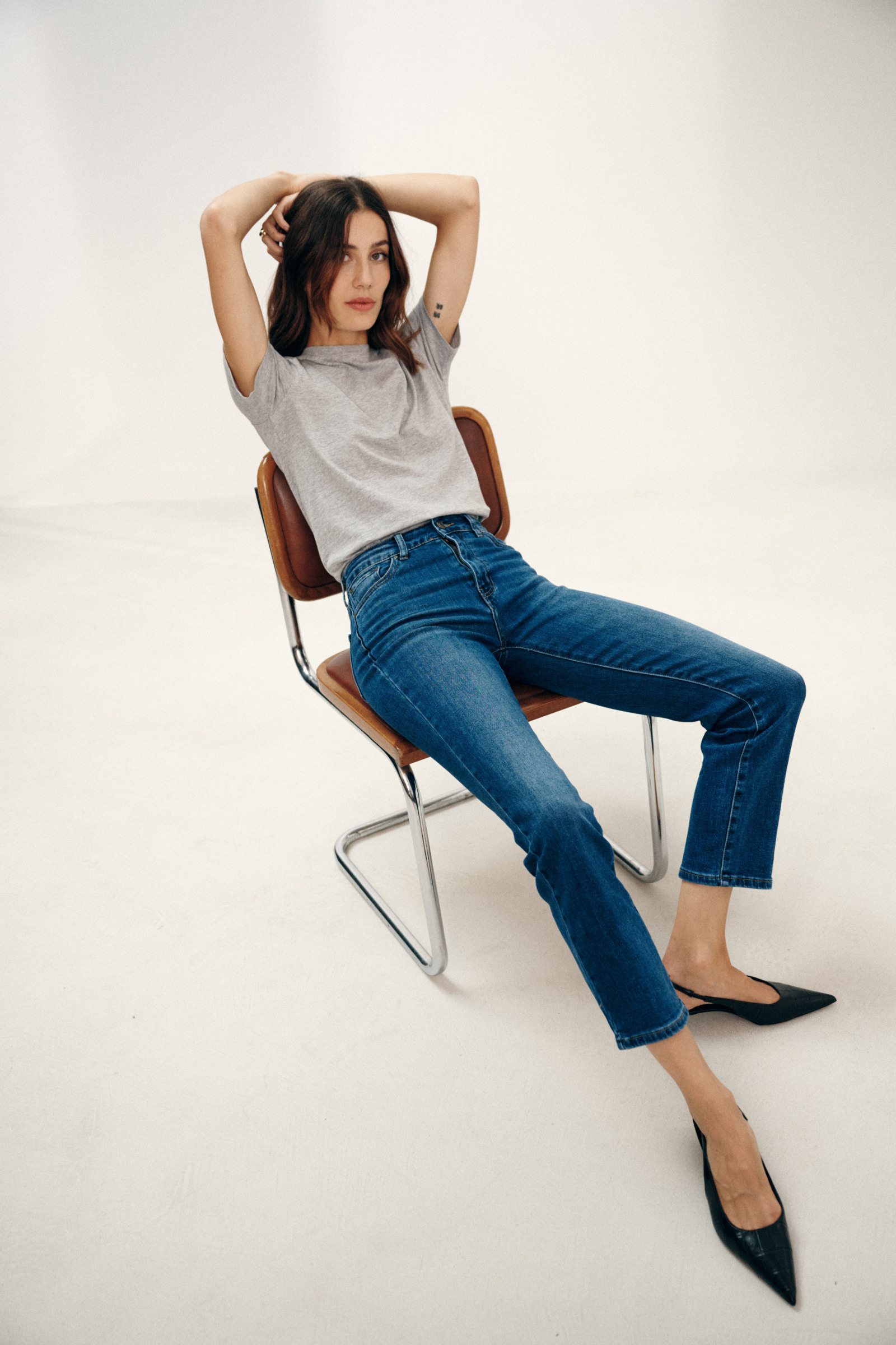 Grossiste Ana & Lucy - Jeans straight (Coupe droite) "Elsa" - Ana & Lucy