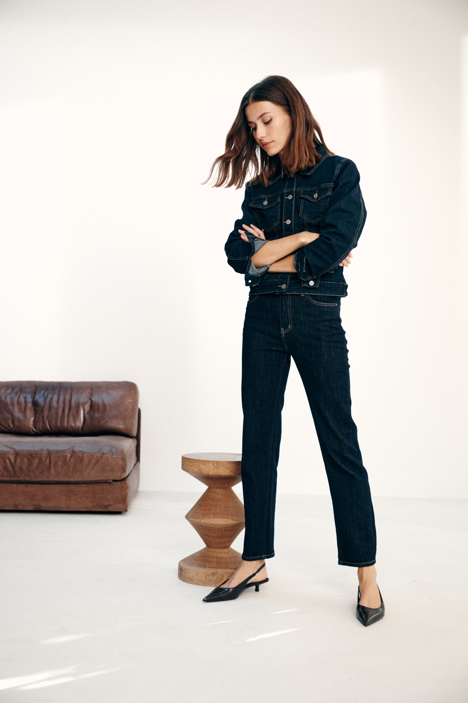 Grossiste Ana & Lucy - Jeans straight (Coupe droite) "Elsa" - Ana & Lucy