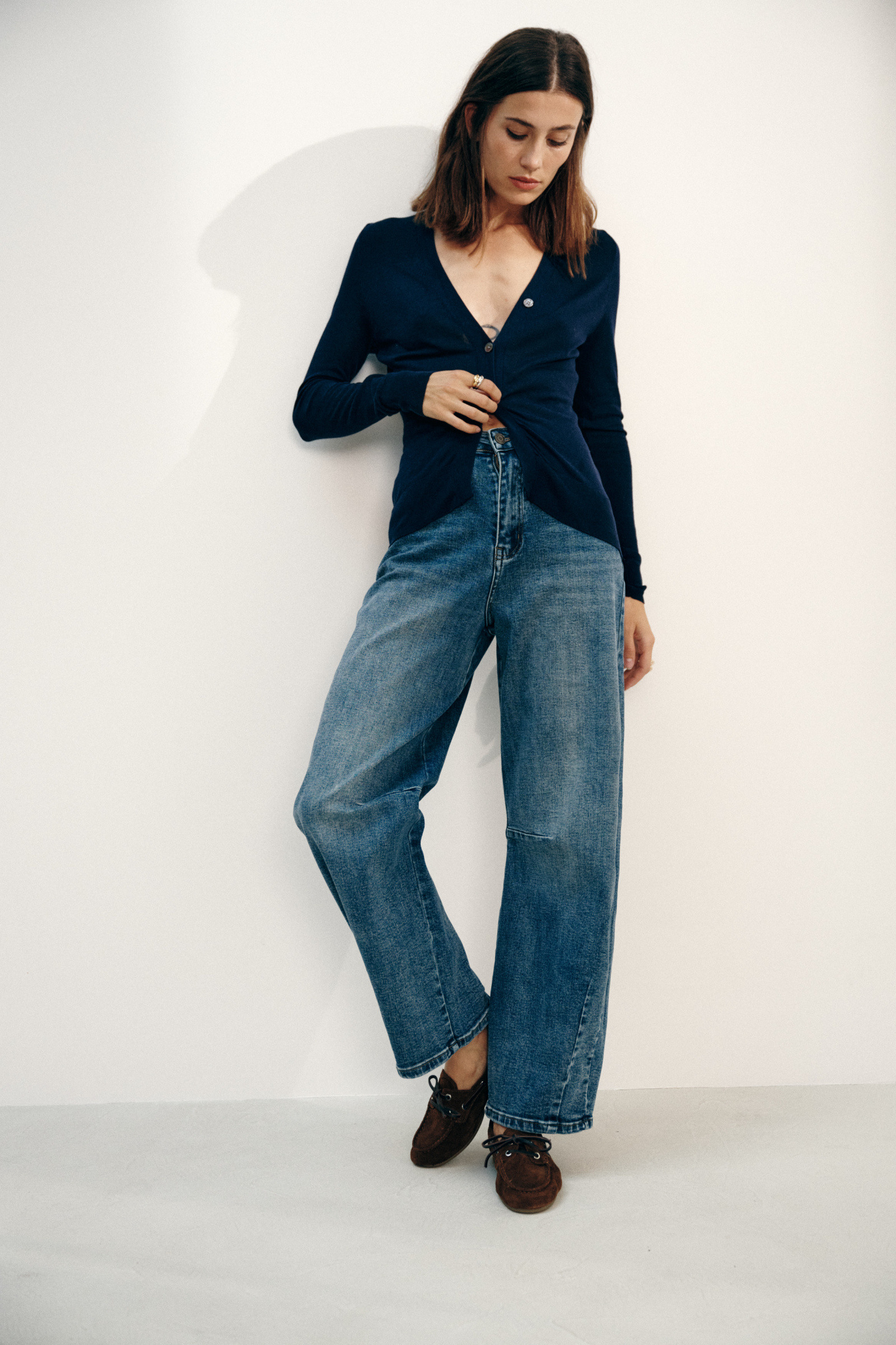 Grossiste Ana & Lucy - Jeans Barrel "Louisa" - ANA & LUCY