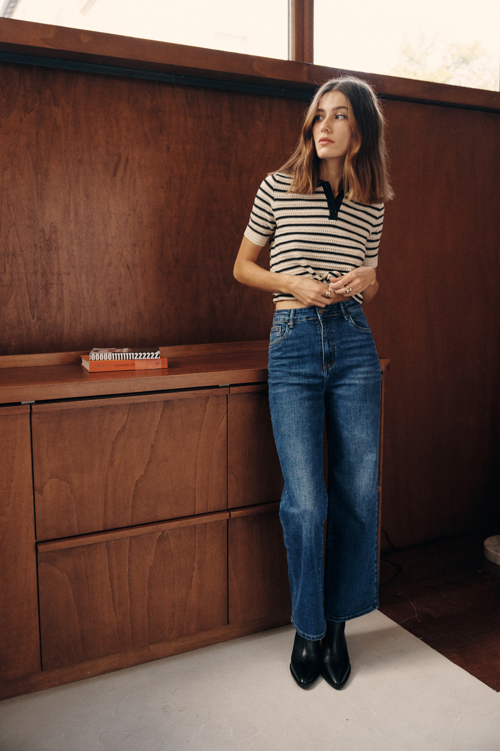 Grossiste Ana & Lucy - Jeans Wide "Noémie" - Ana & Lucy