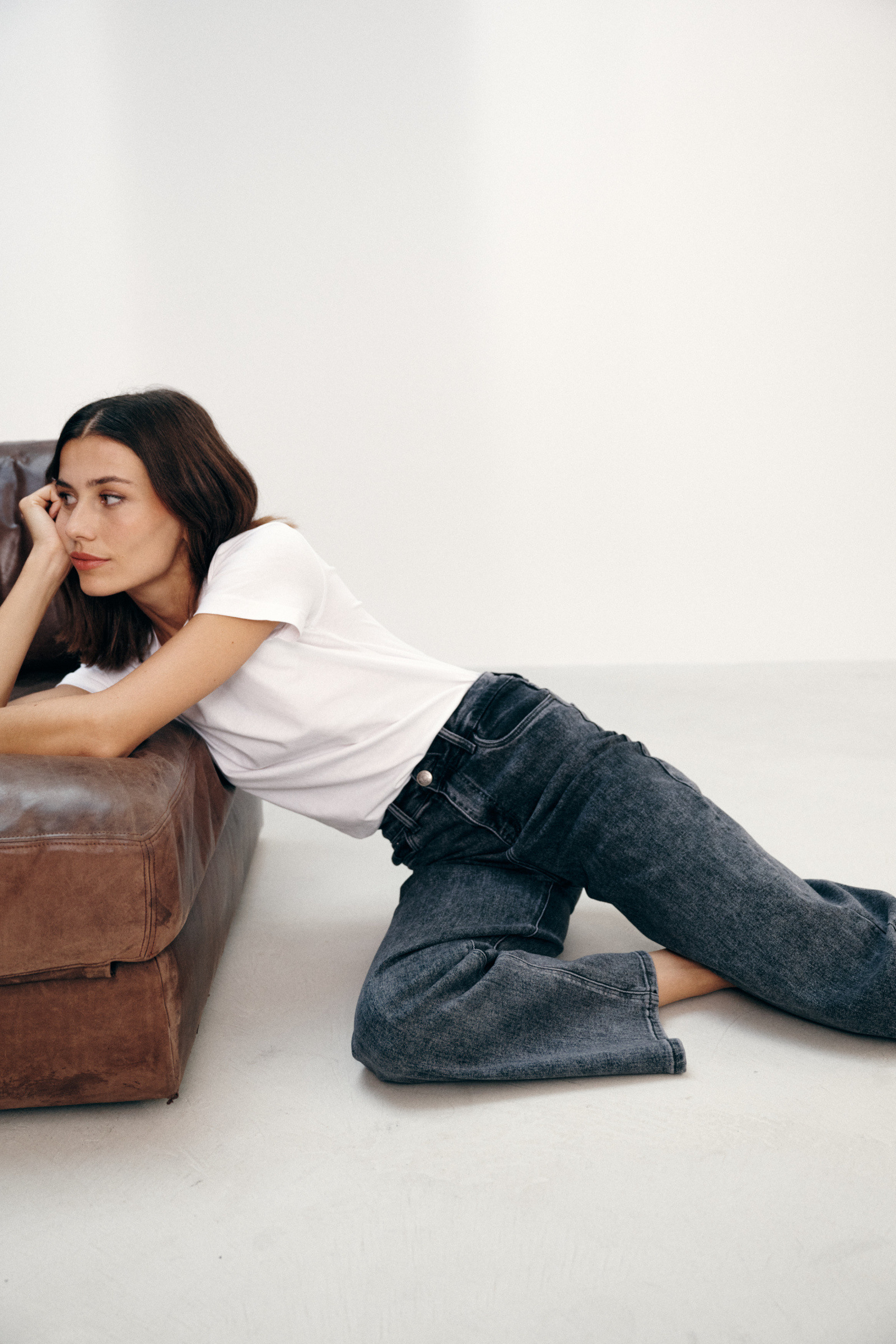 Grossiste Ana & Lucy - Jean baggy dad "Erina" (Taille Haute) - Ana & Lucy