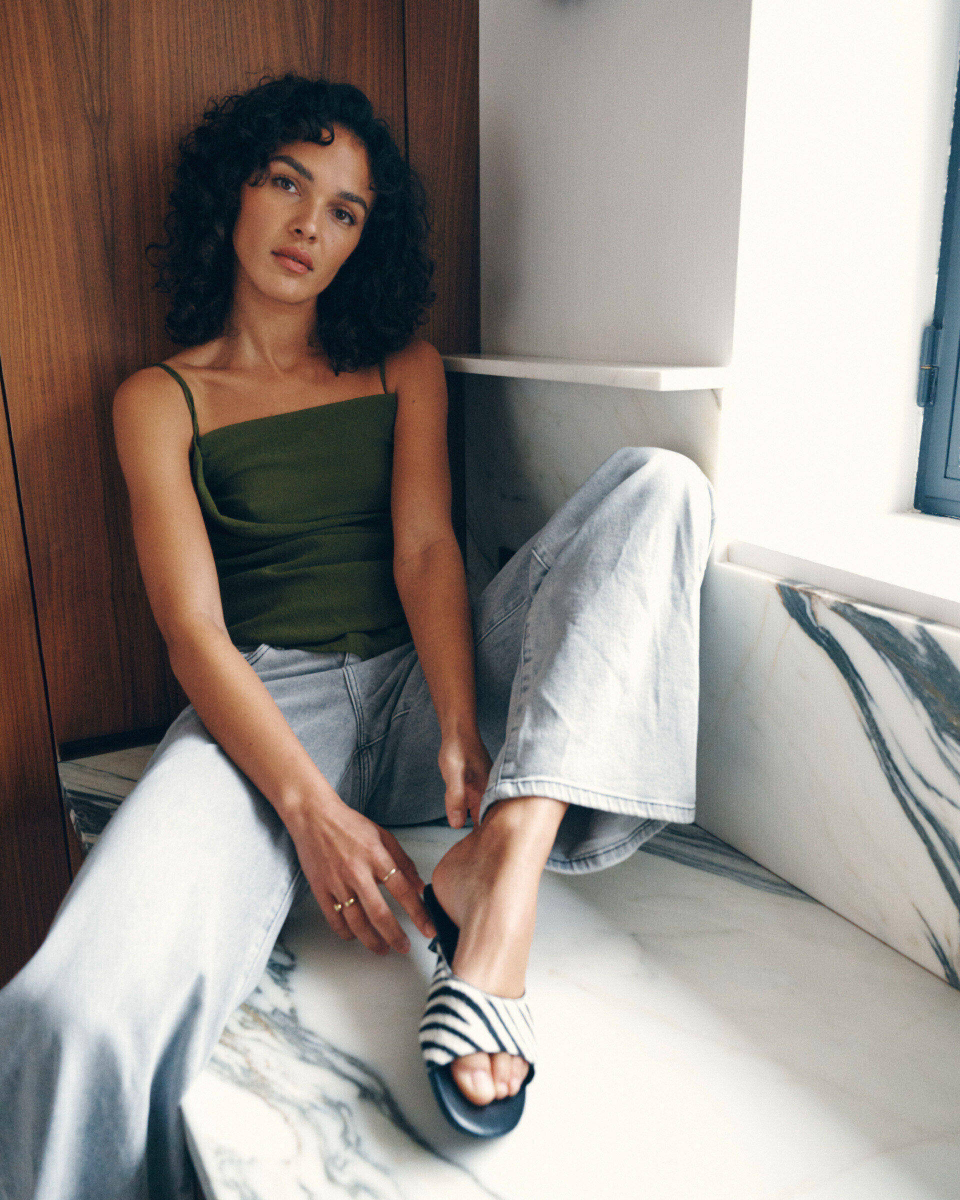 Grossista Ana & Lucy - Jeans Barrel "Lowen" (Senza Pieghe) - Ana & Lucy