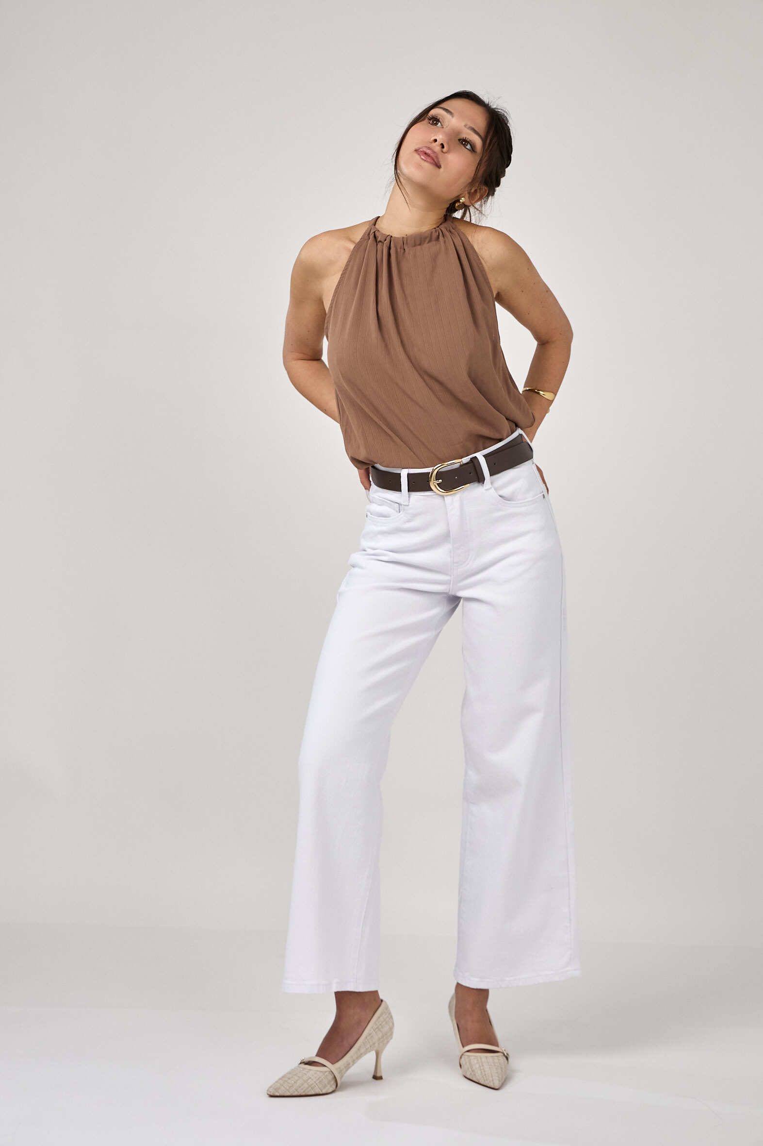 Grossiste Ana & Lucy - Jeans Wide "Edena" (Pantalon culotte) - Ana & Lucy