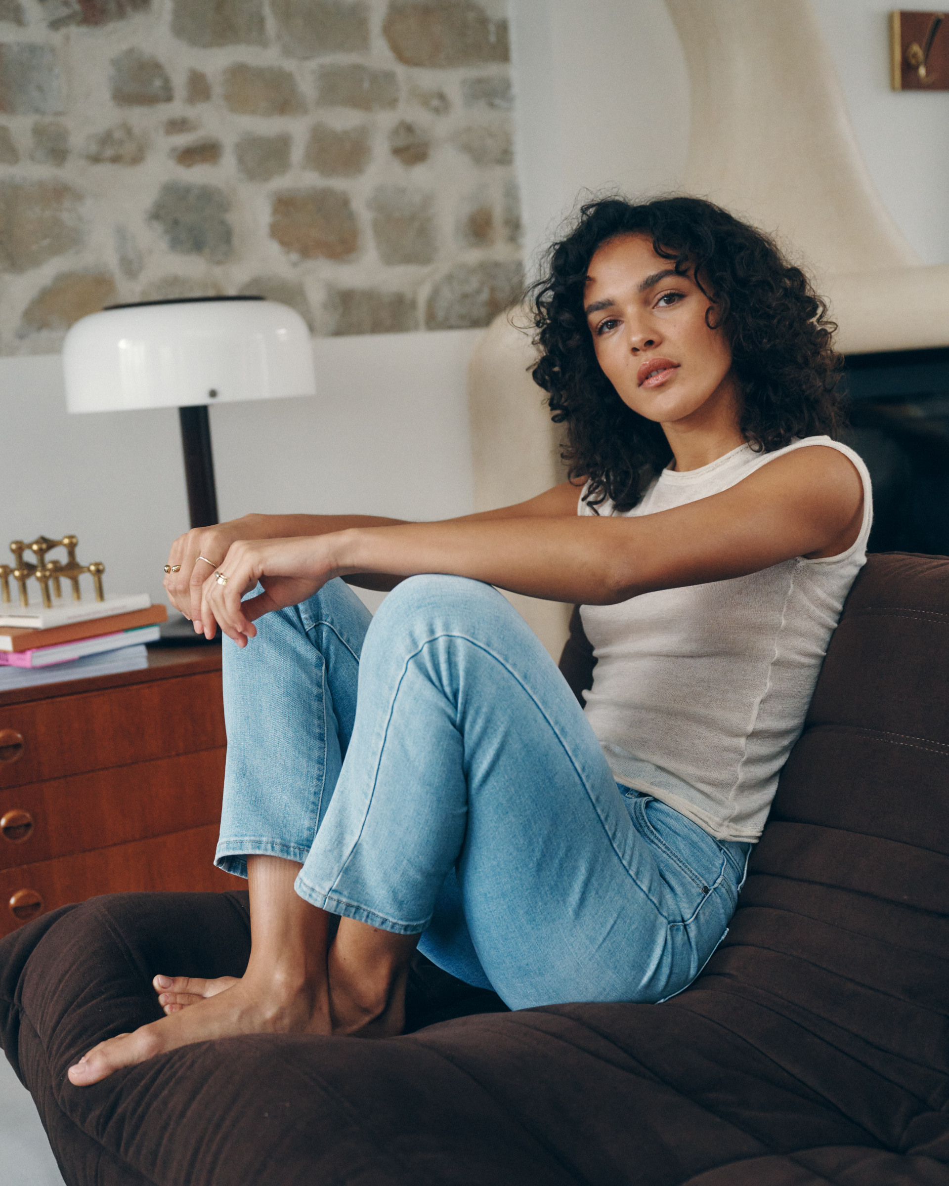 Grossiste Ana & Lucy - Jeans straight (Coupe droite) "Elsa" - Ana & Lucy