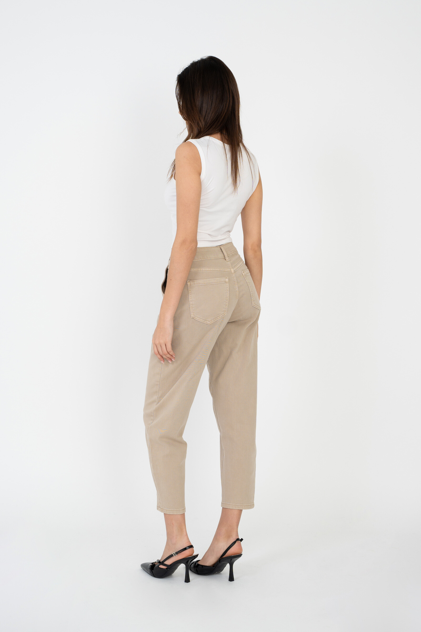 Balloon-leg pants - ANA & LUCY - Cream - 4 - large format