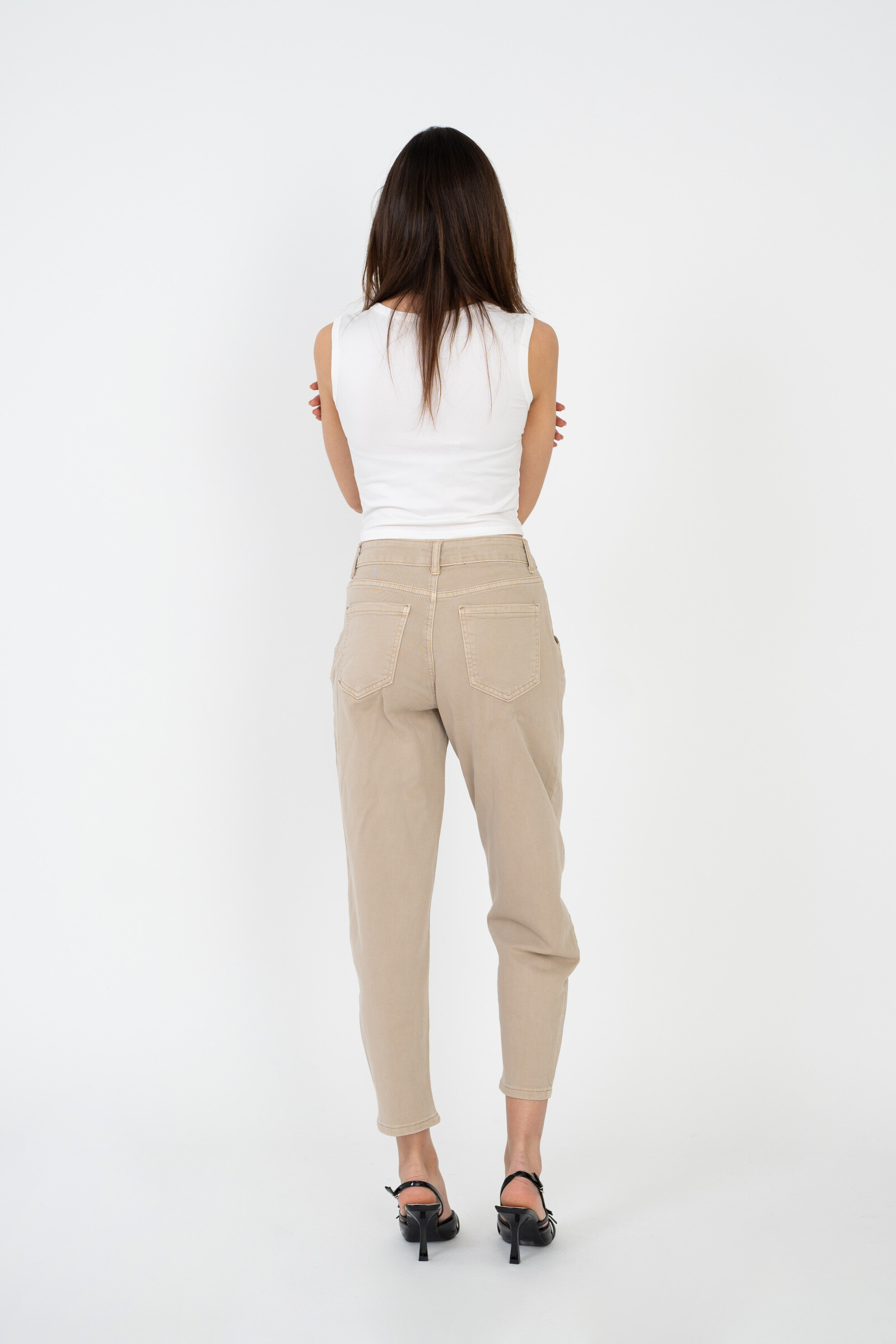 Balloon-leg pants - ANA & LUCY - Cream - 5 - large format