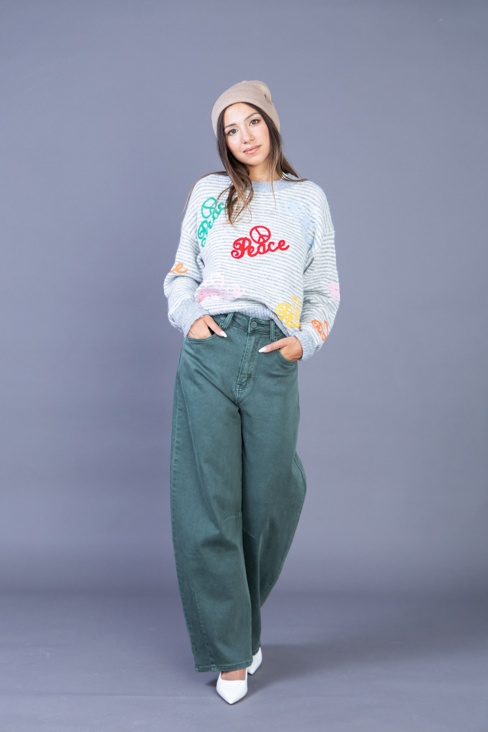 Mayorista Ana & Lucy - Pantalón Barrel en color "Lorena" - Ana & Lucy