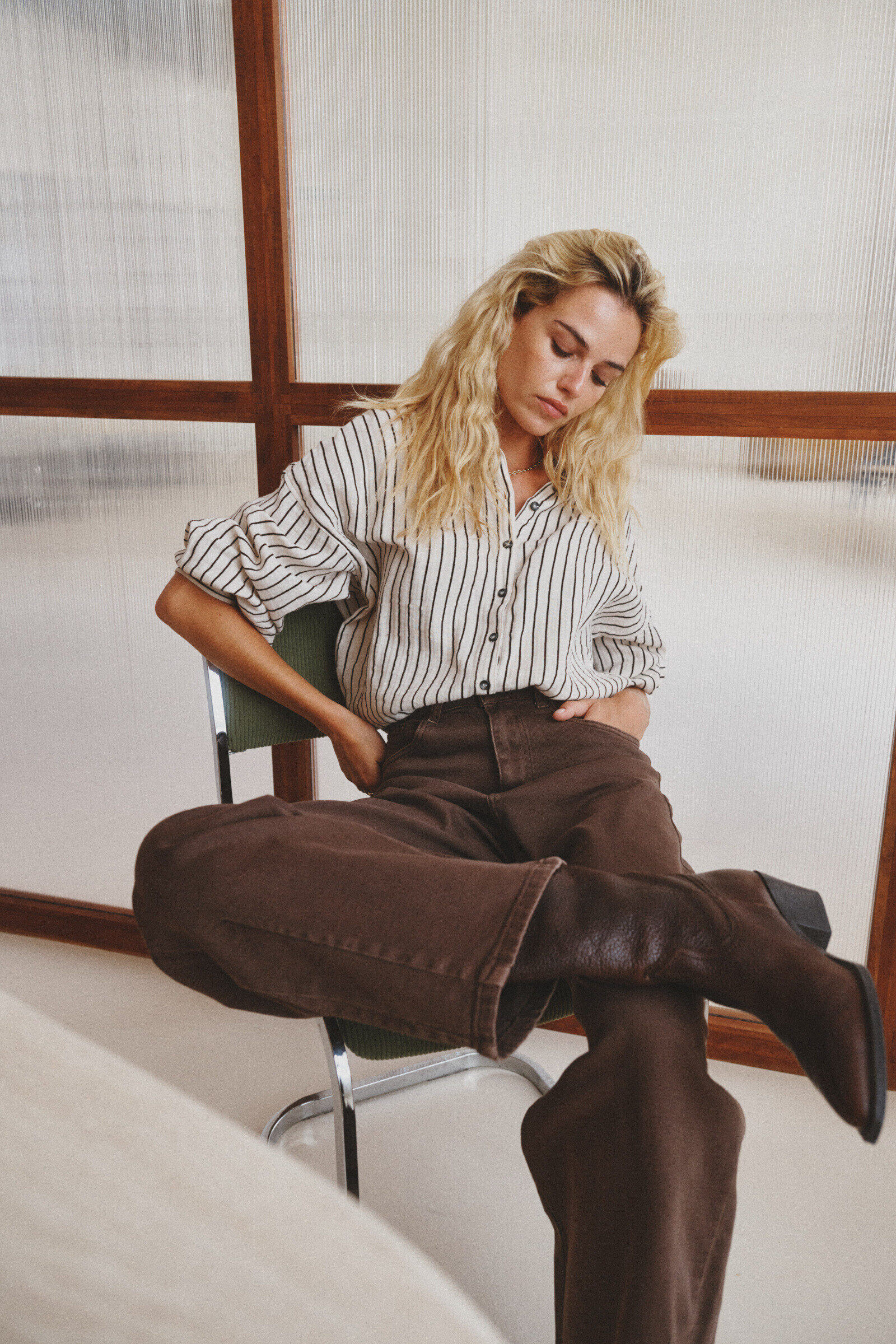 Grossista Ana & Lucy - Pantaloni Barrel in colore "Lorena" - Ana & Lucy