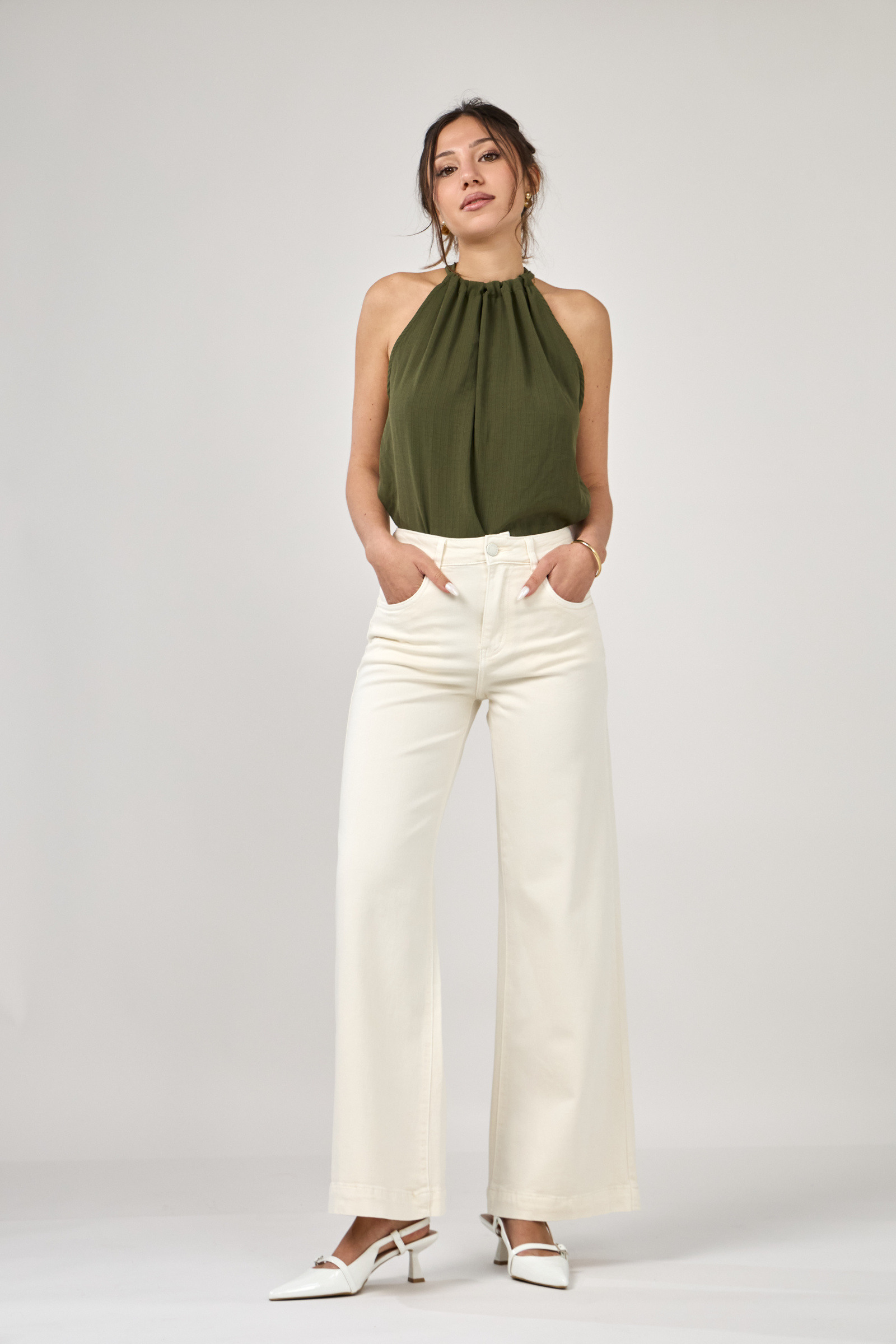 Grossiste Ana & Lucy - Pantalon Wide "Naelle" - Ana & Lucy