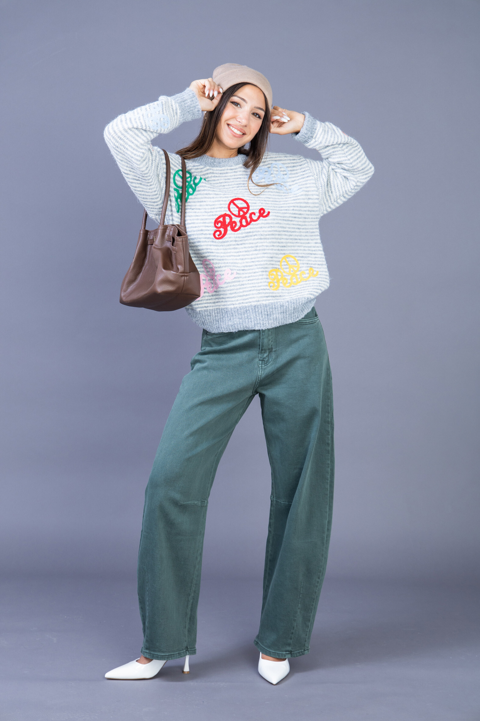 Mayorista Ana & Lucy - Pantalón Barrel en color "Lorena" - Ana & Lucy