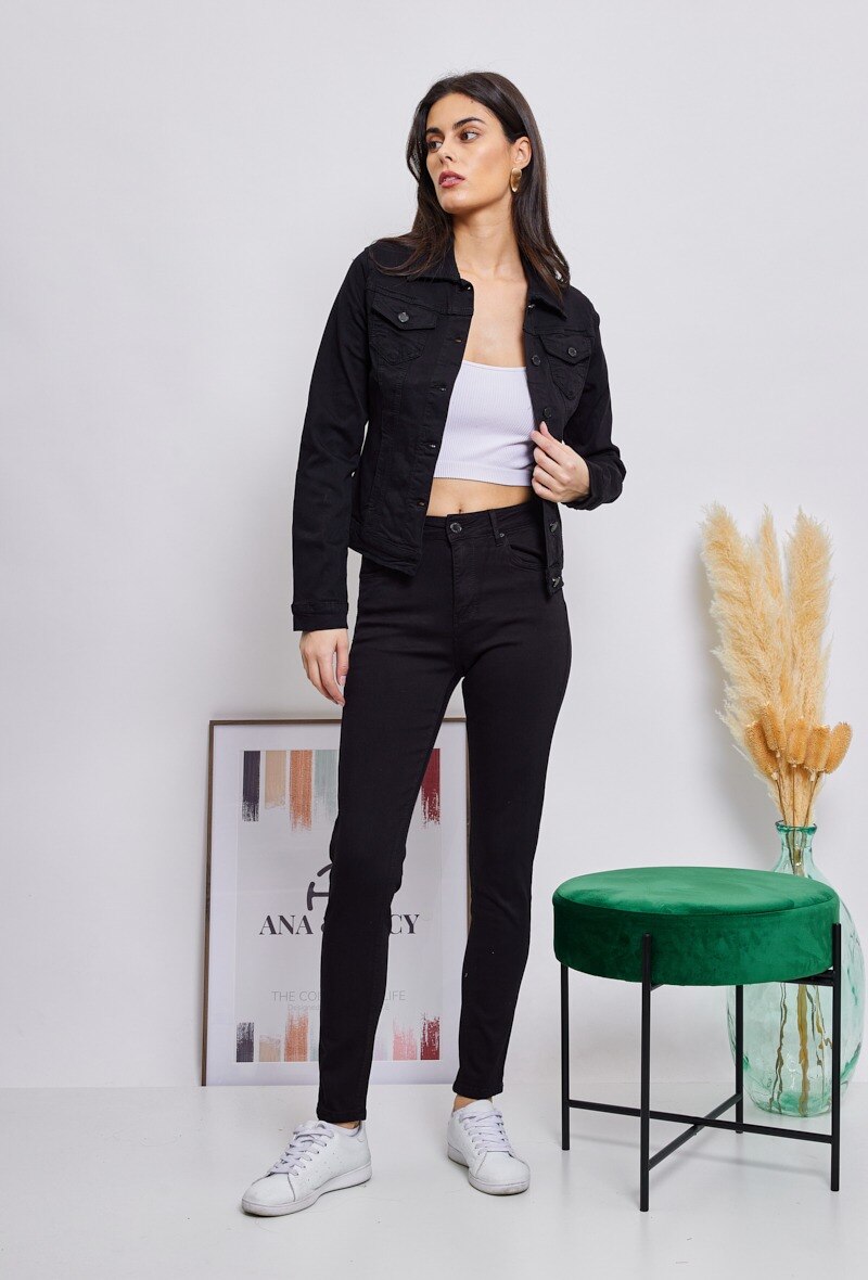 Wholesaler ANA & LUCY - Slim colored jacket (Stretch Cotton) - ANA & LUCY