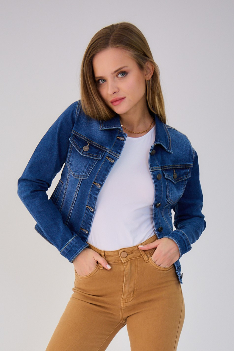 Classic denim jacket (Washed) - ANA & LUCY - Denim - 2 - large format