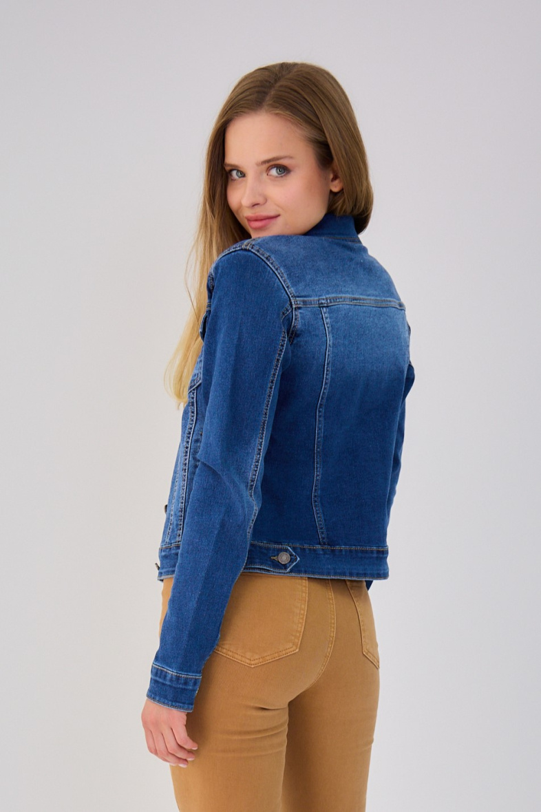 Classic denim jacket (Washed) - ANA & LUCY - Denim - 5 - large format