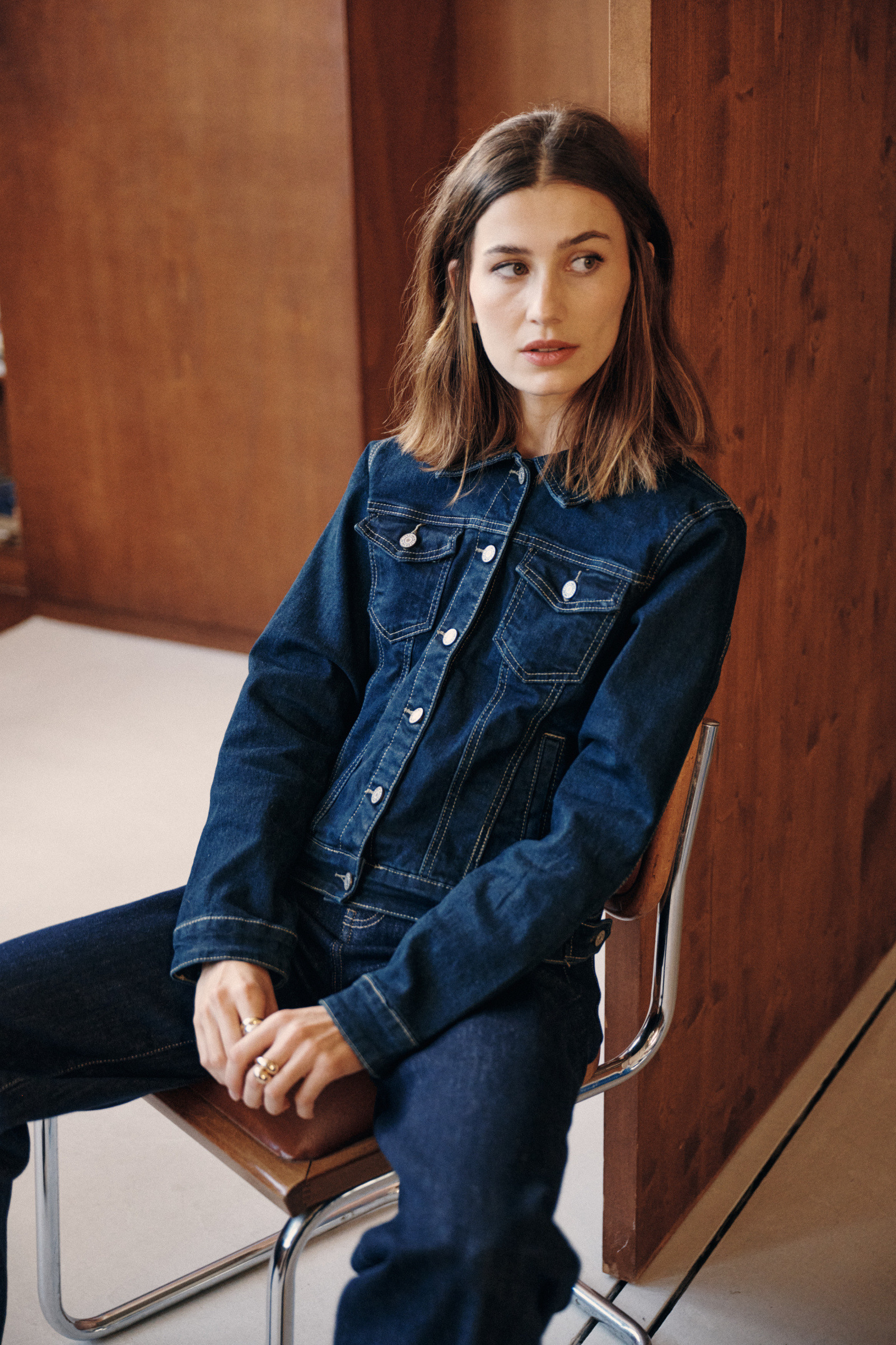 Grossiste Ana & Lucy - Veste en jeans - ANA & LUCY
