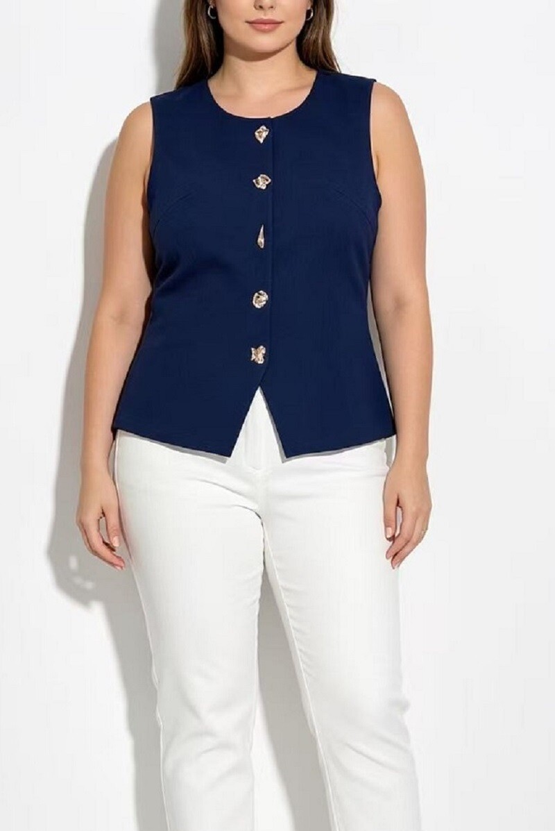 Grossista Ana & Ysa - Cardigan con bottoni gioiello in tessuto elasticizzato