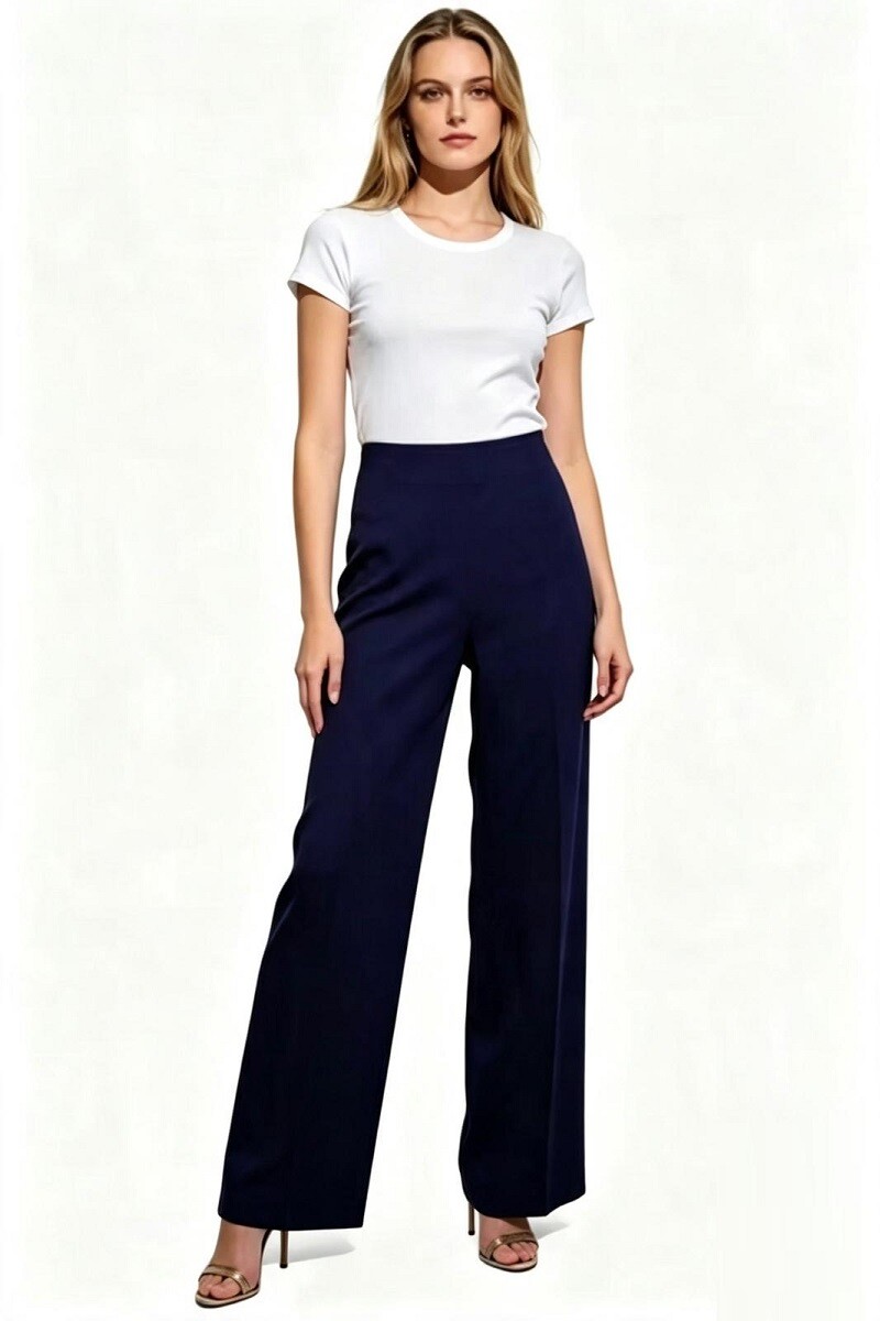 Wholesaler Ana & Ysa - Wide-leg pants in stretch fabric