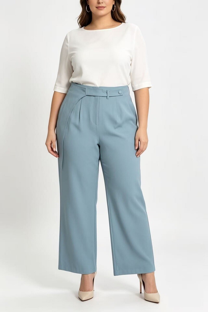 Wholesaler Ana & Ysa - Asymmetric trousers with a button