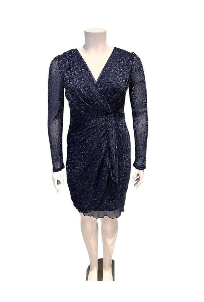 Robe scintillante en polyester et élasthanne, idéale pour le printemps/été, fabriquée en Chine.