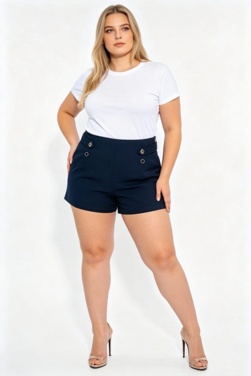 Großhändler Ana & Ysa - Shorts mit Metallringmuster