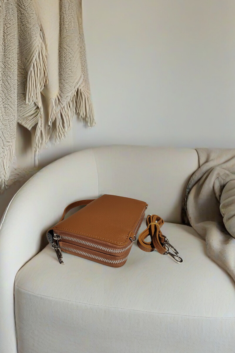Grossiste Andie Blue - Portefeuille-sac Cuir de vachette