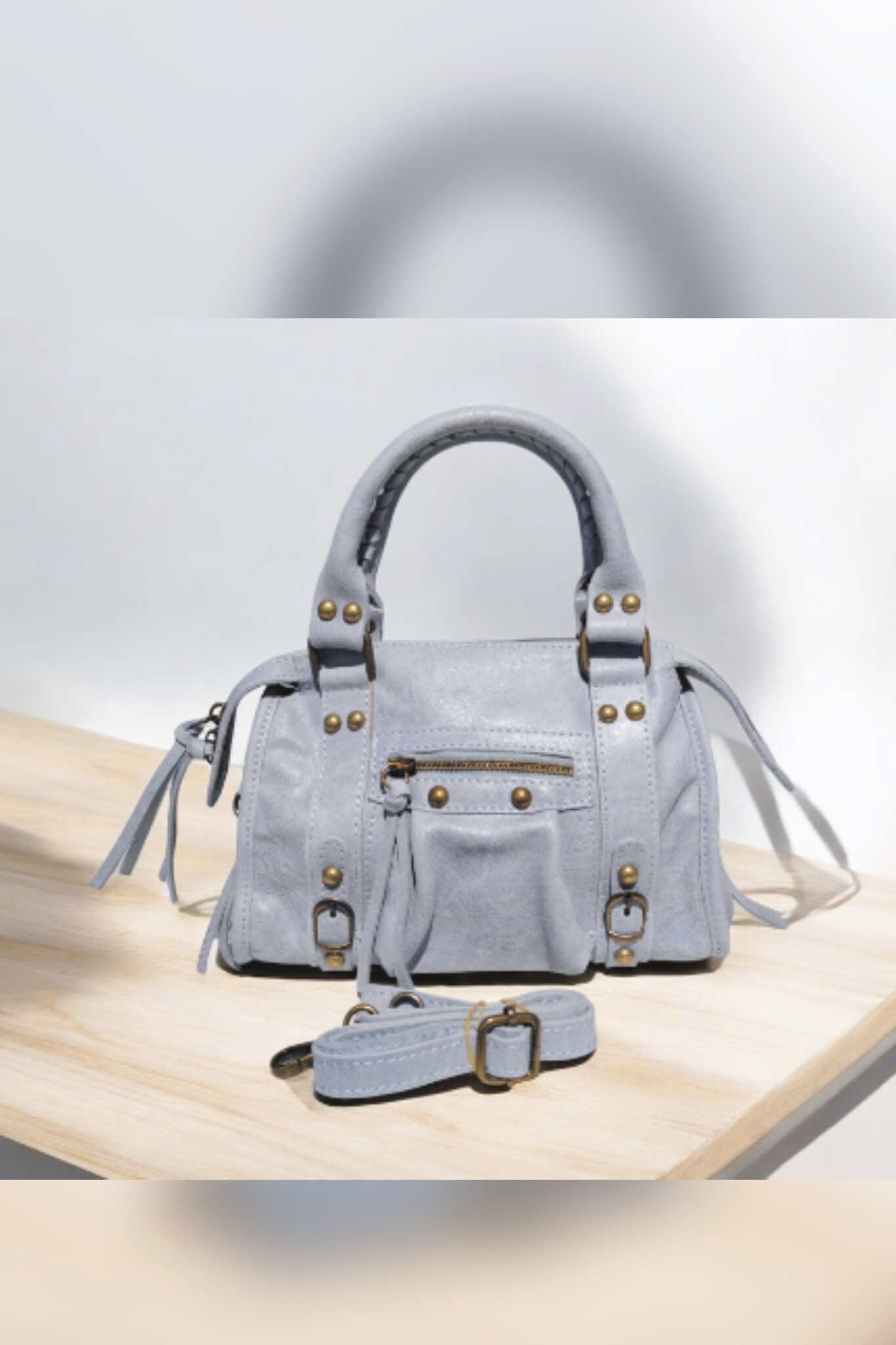 Wholesaler Andie Blue - Leather Crust Bandouliere Handbag