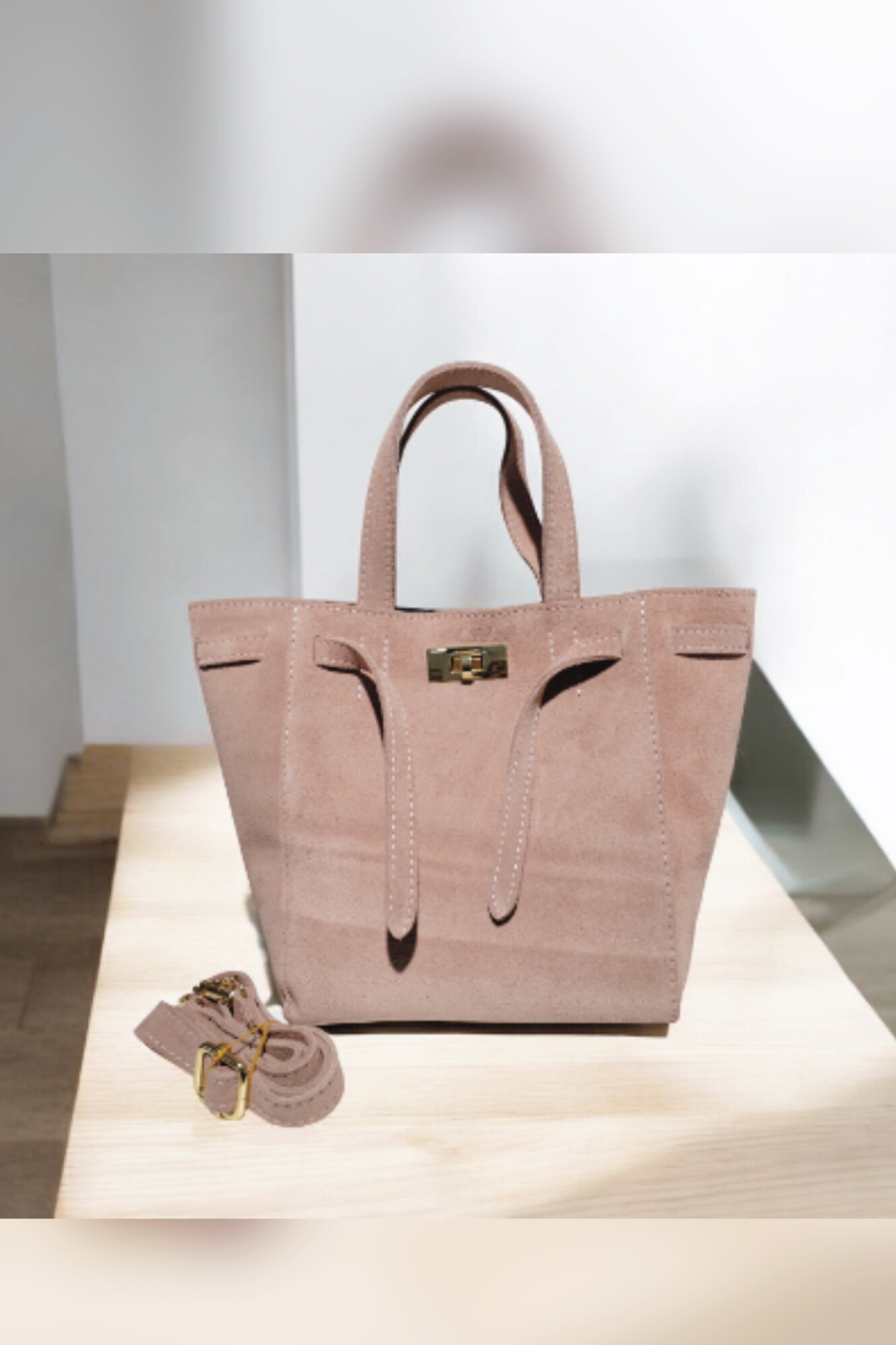 Wholesaler Andie Blue - Leather Crust Bandouliere Handbag