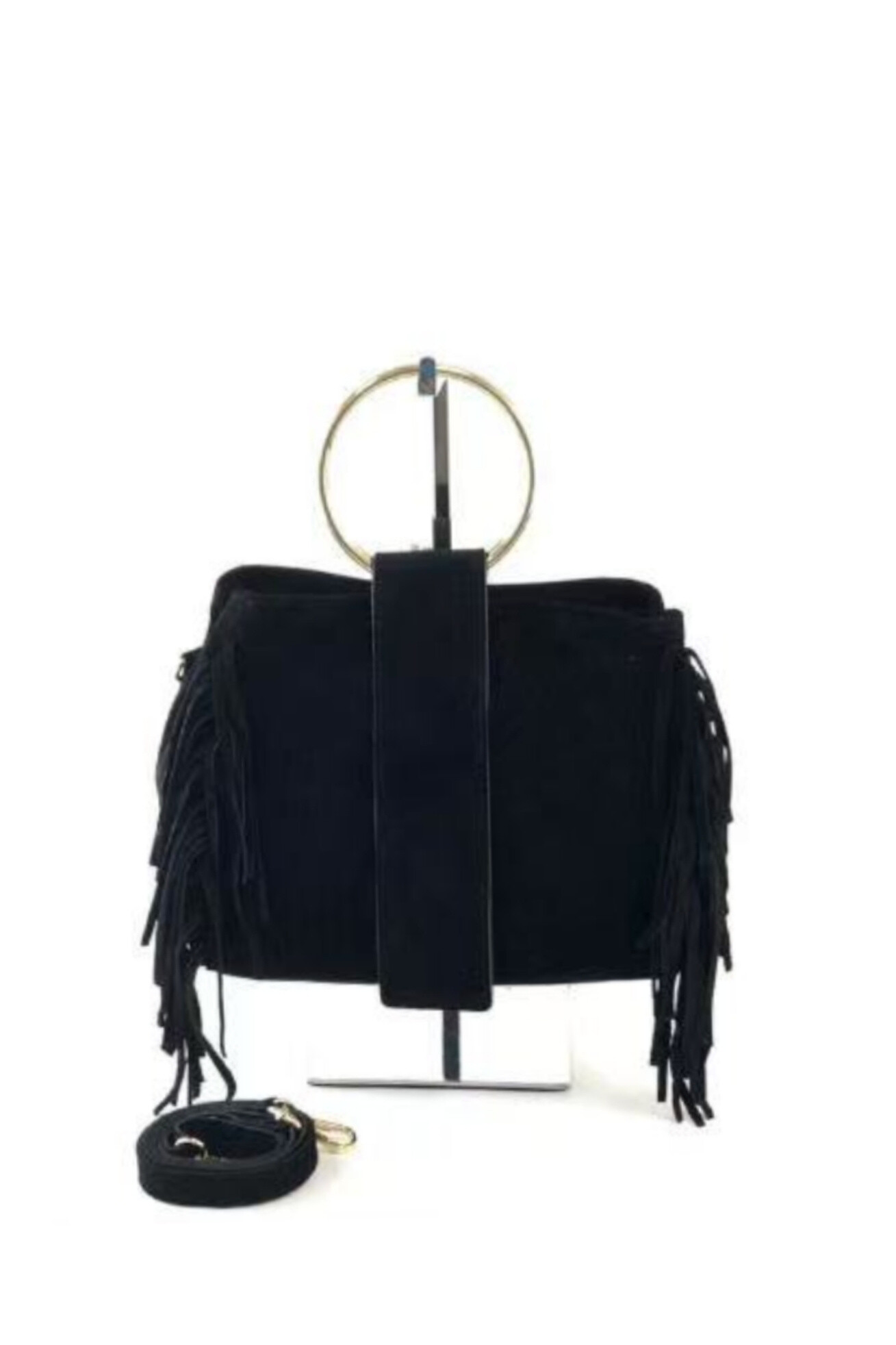 Grossista Andie Blue - BORSA A TRACOLLA IN CROSTA DI PELLE 26*11*21CM