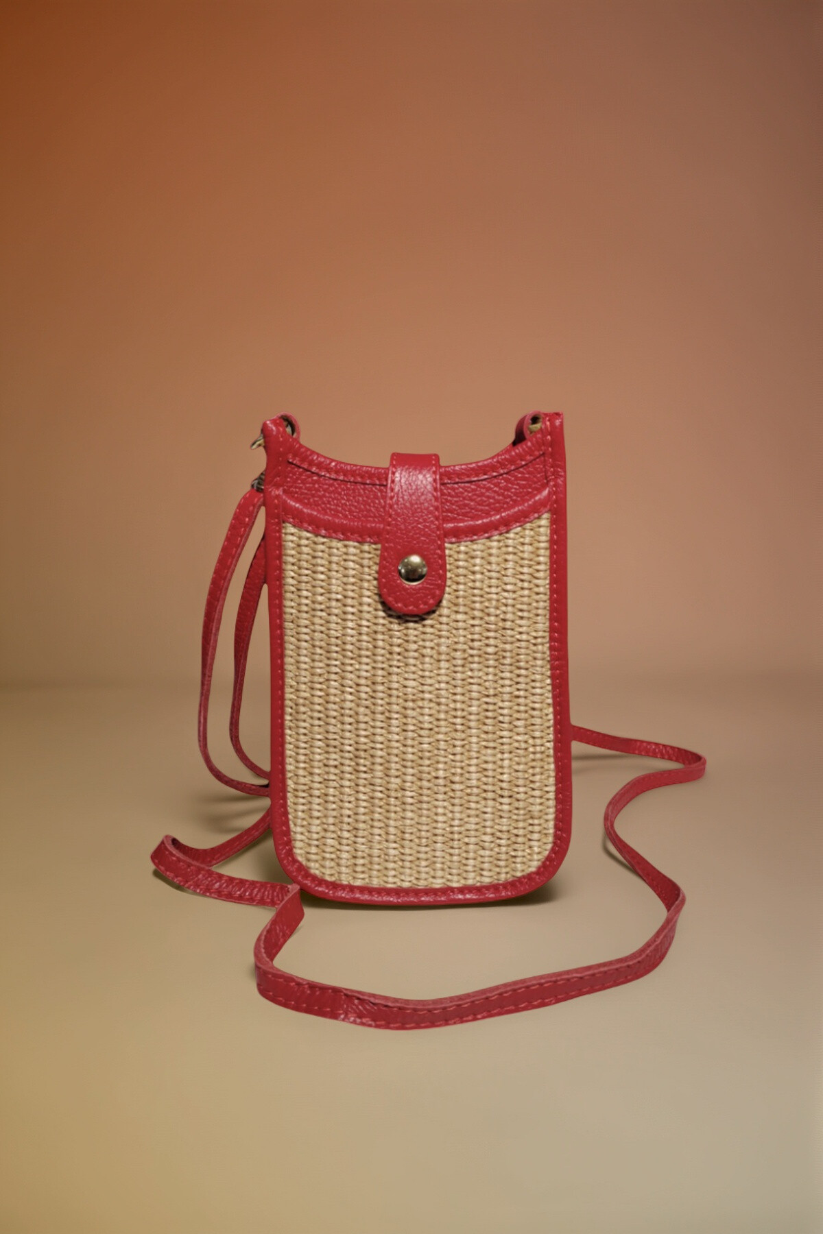 Großhändler Andie Blue - Leder -Telphone -Taschen Tasche garniert Raft garniert