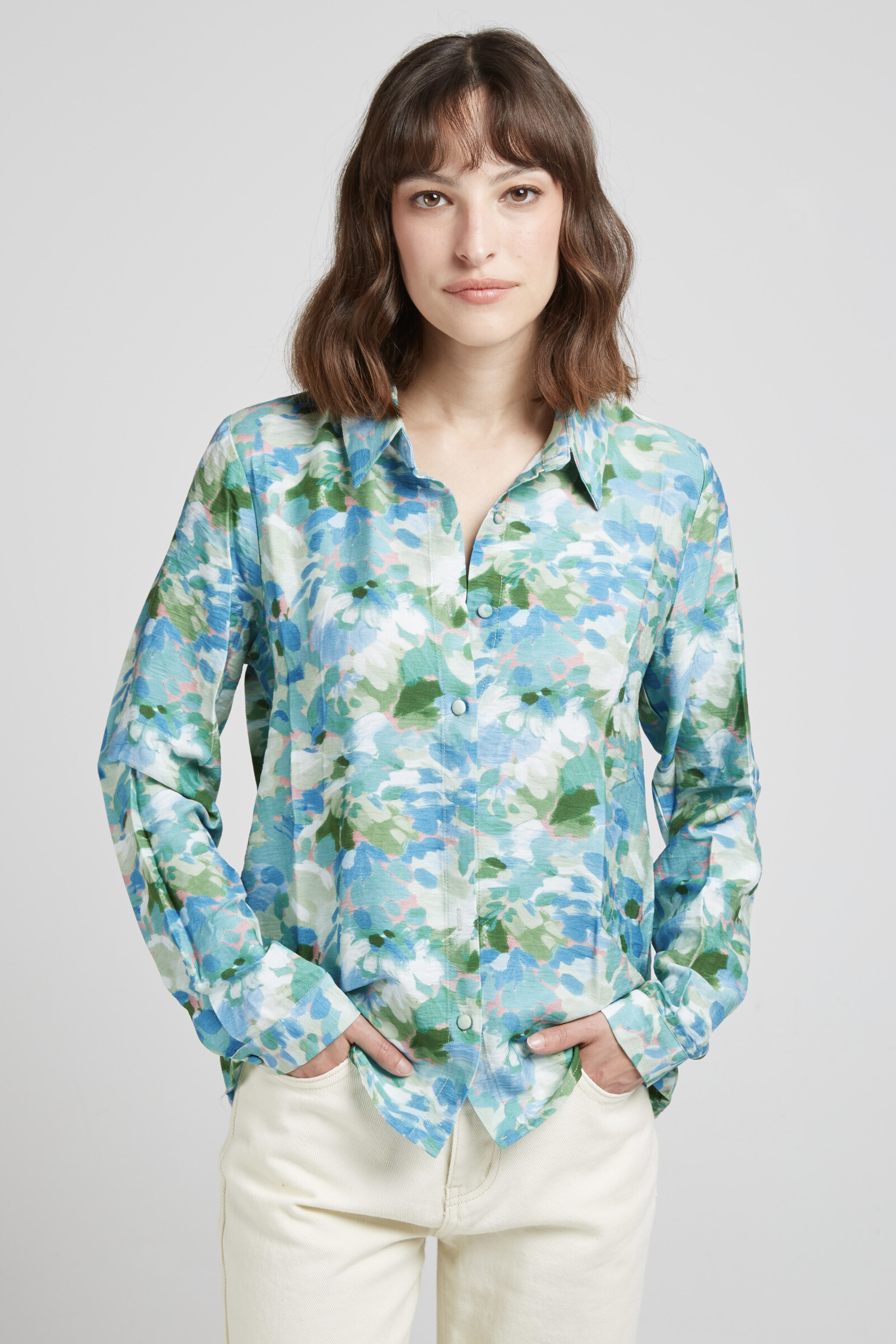 Wholesaler Andy & Lucy - Flower print shirt