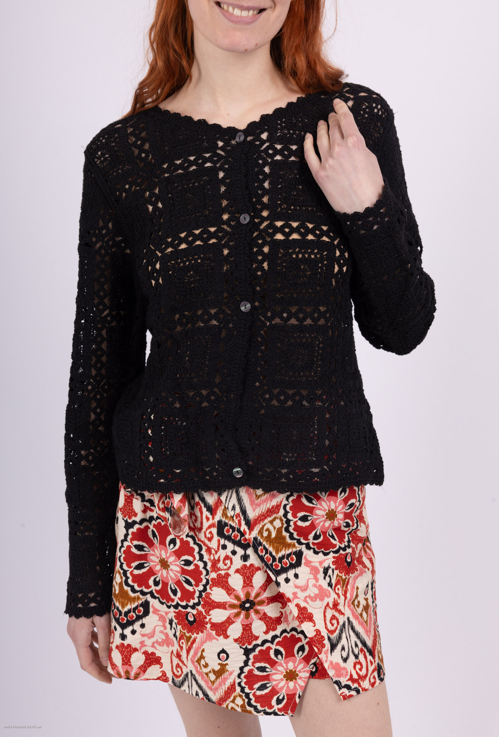 Wholesaler Andy & Lucy - Cotton crochet vest