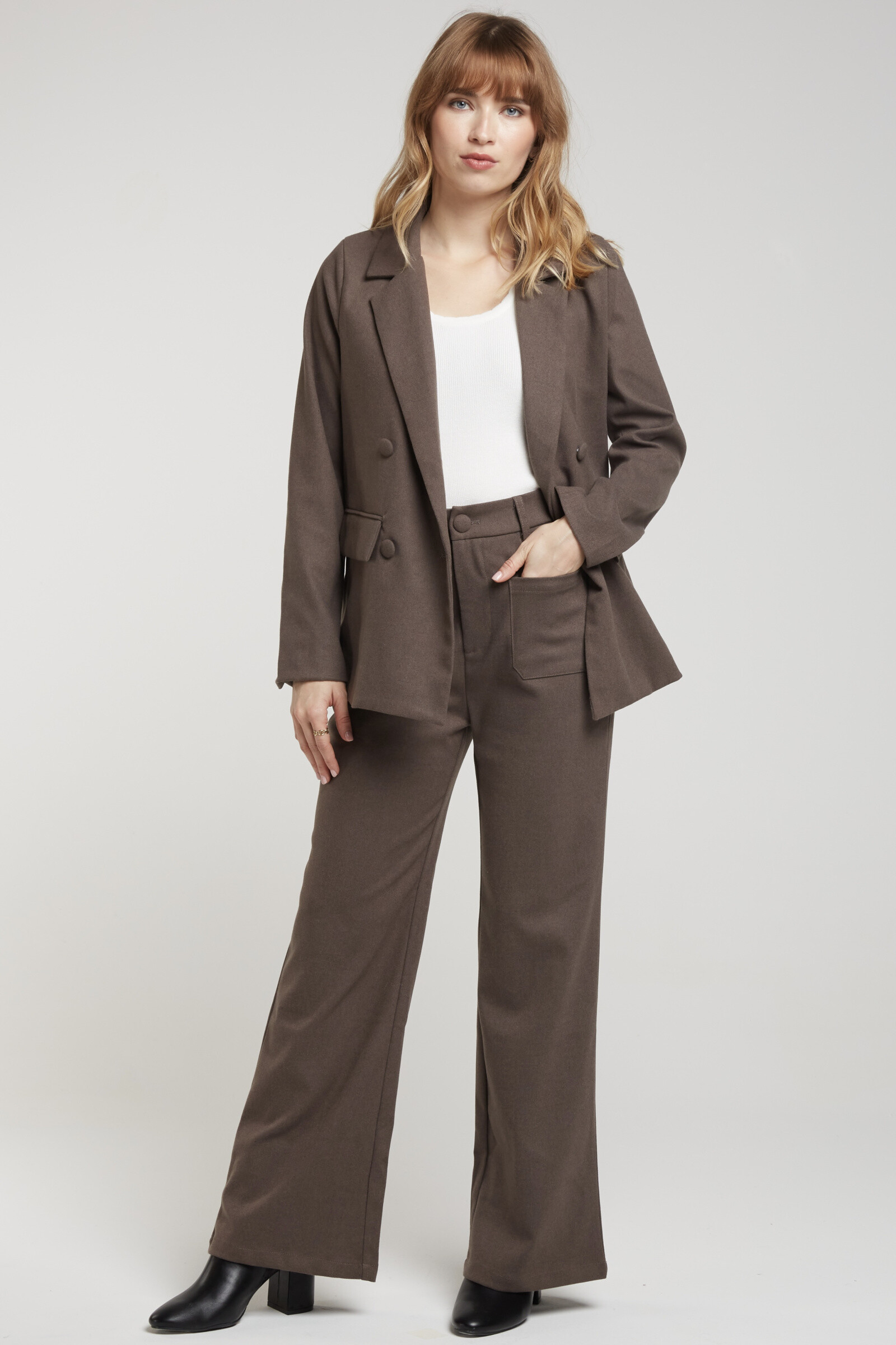 Wholesaler Andy & Lucy - Straight-cut wool pants