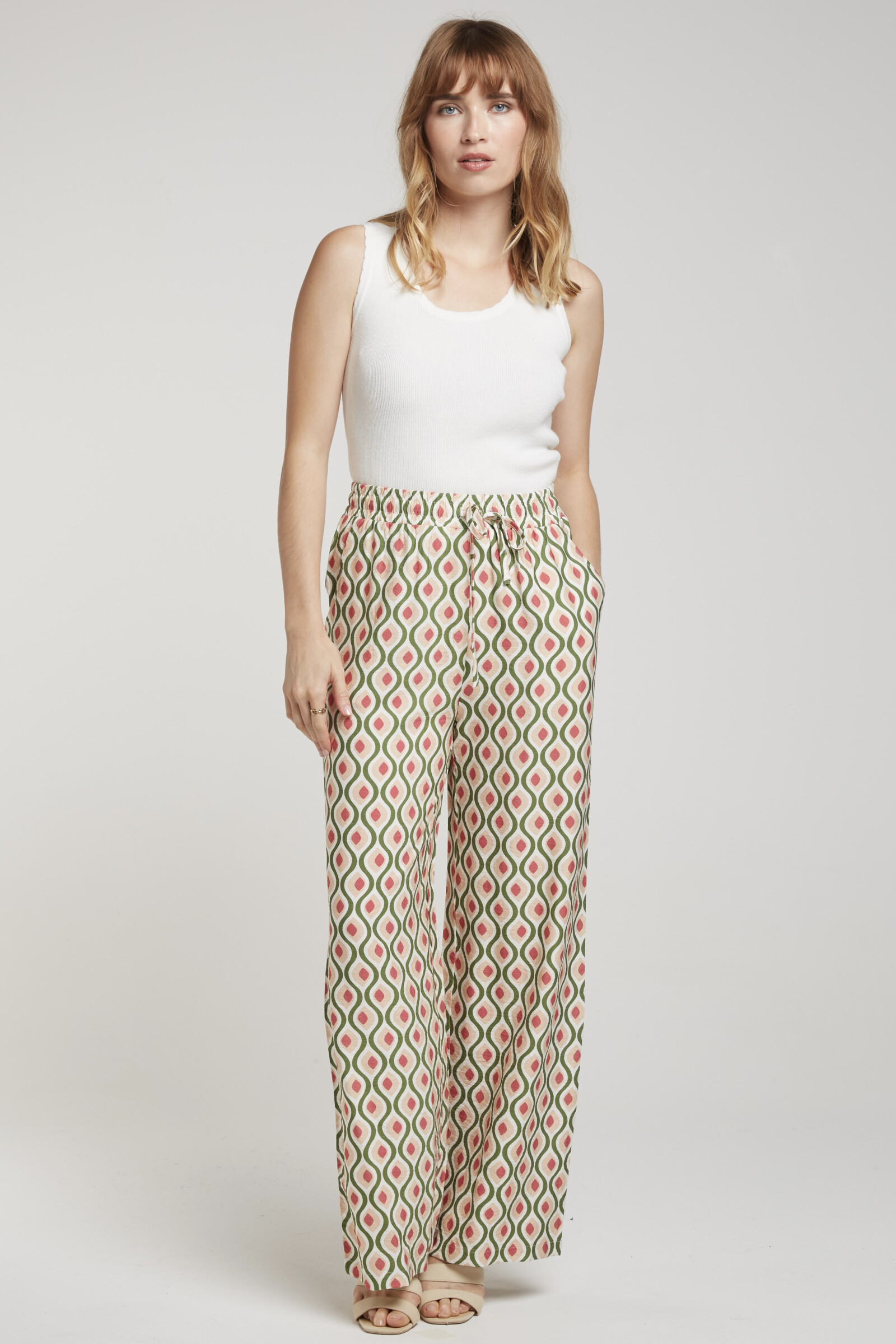 Wholesaler Andy & Lucy - Retro printed flowing pants